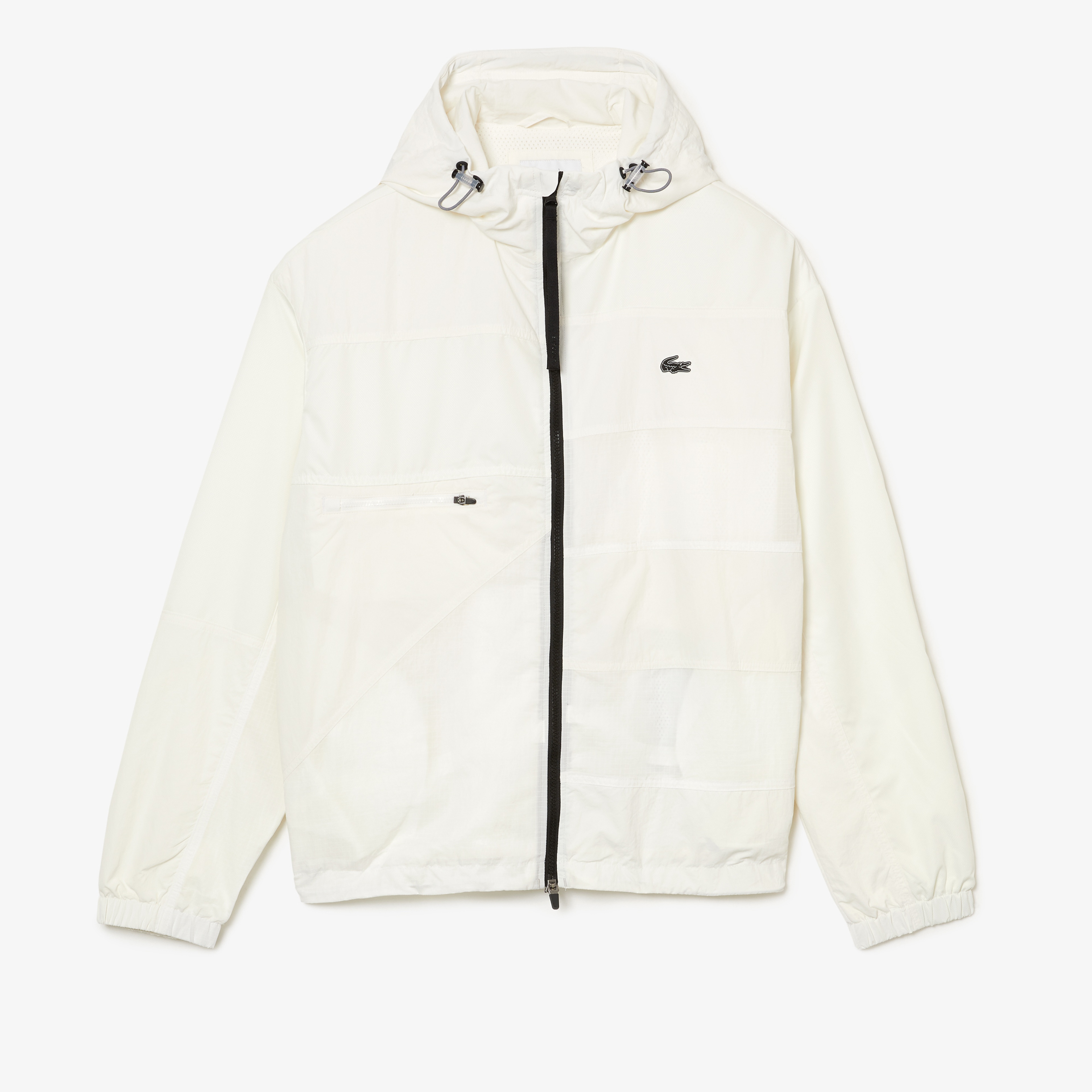 Lacoste Active Erkek Kapüşonlu Beyaz Mont
