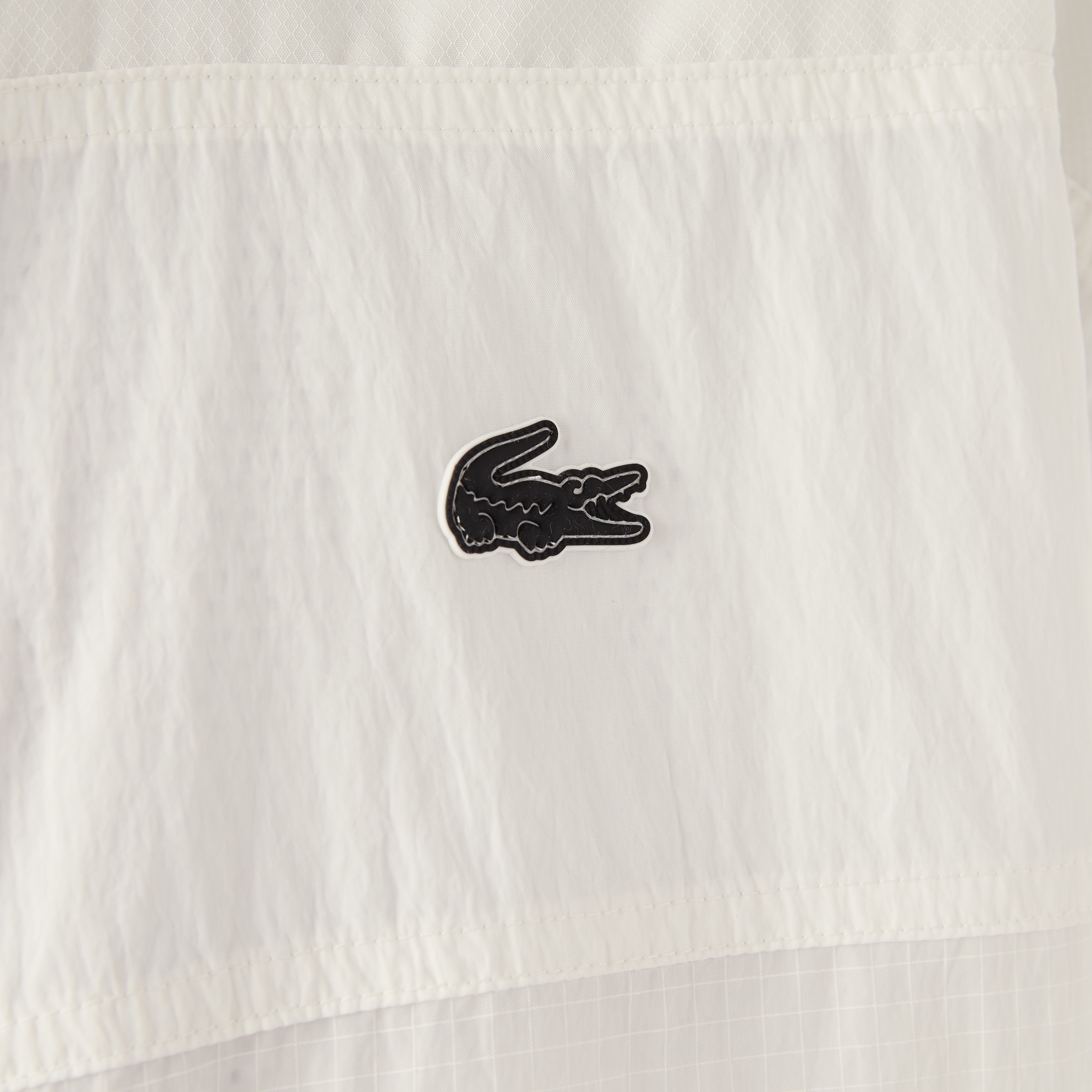 Lacoste Active Erkek Kapüşonlu Beyaz Mont