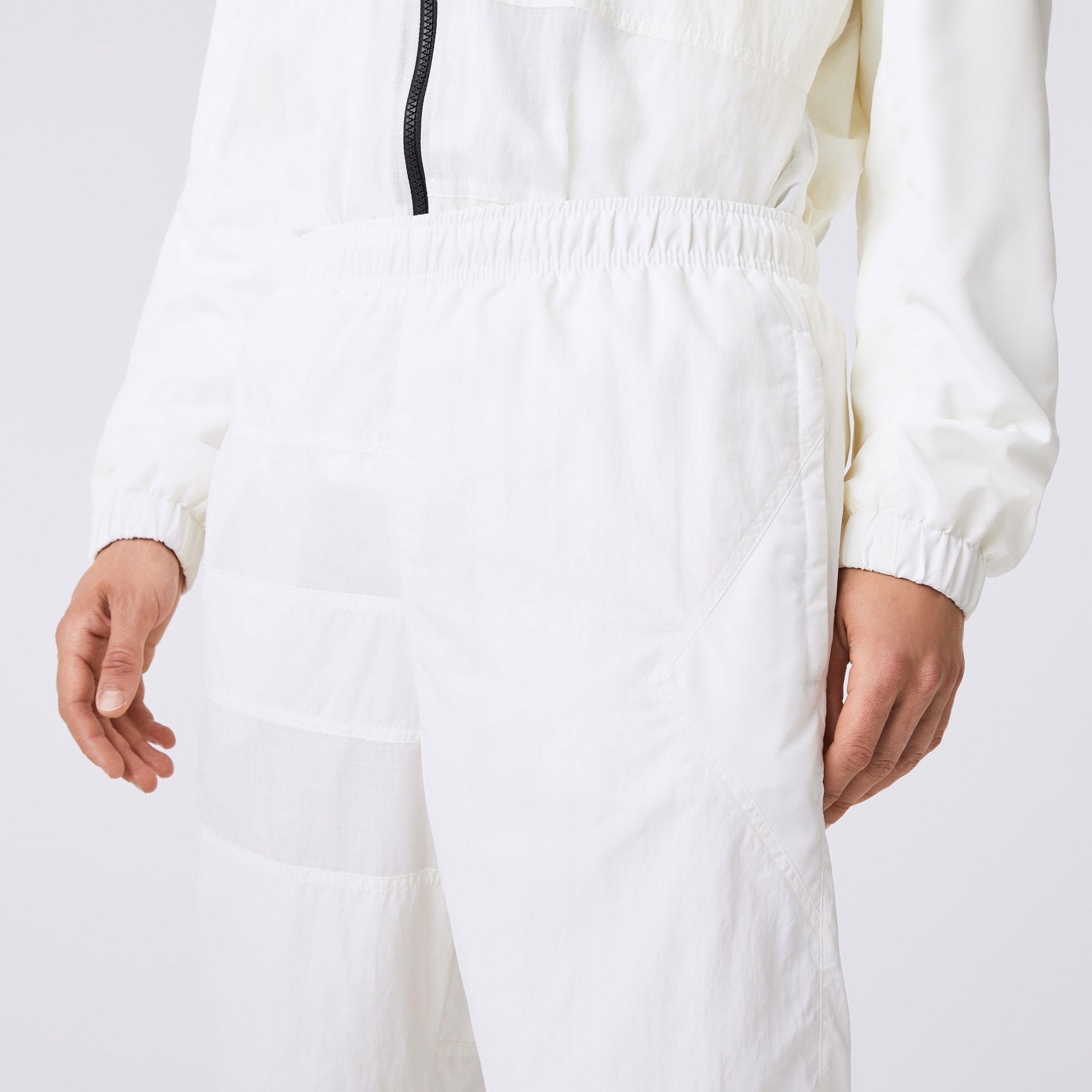 Lacoste Active Erkek Regular Fit Renk Bloklu Beyaz Eşofman Altı