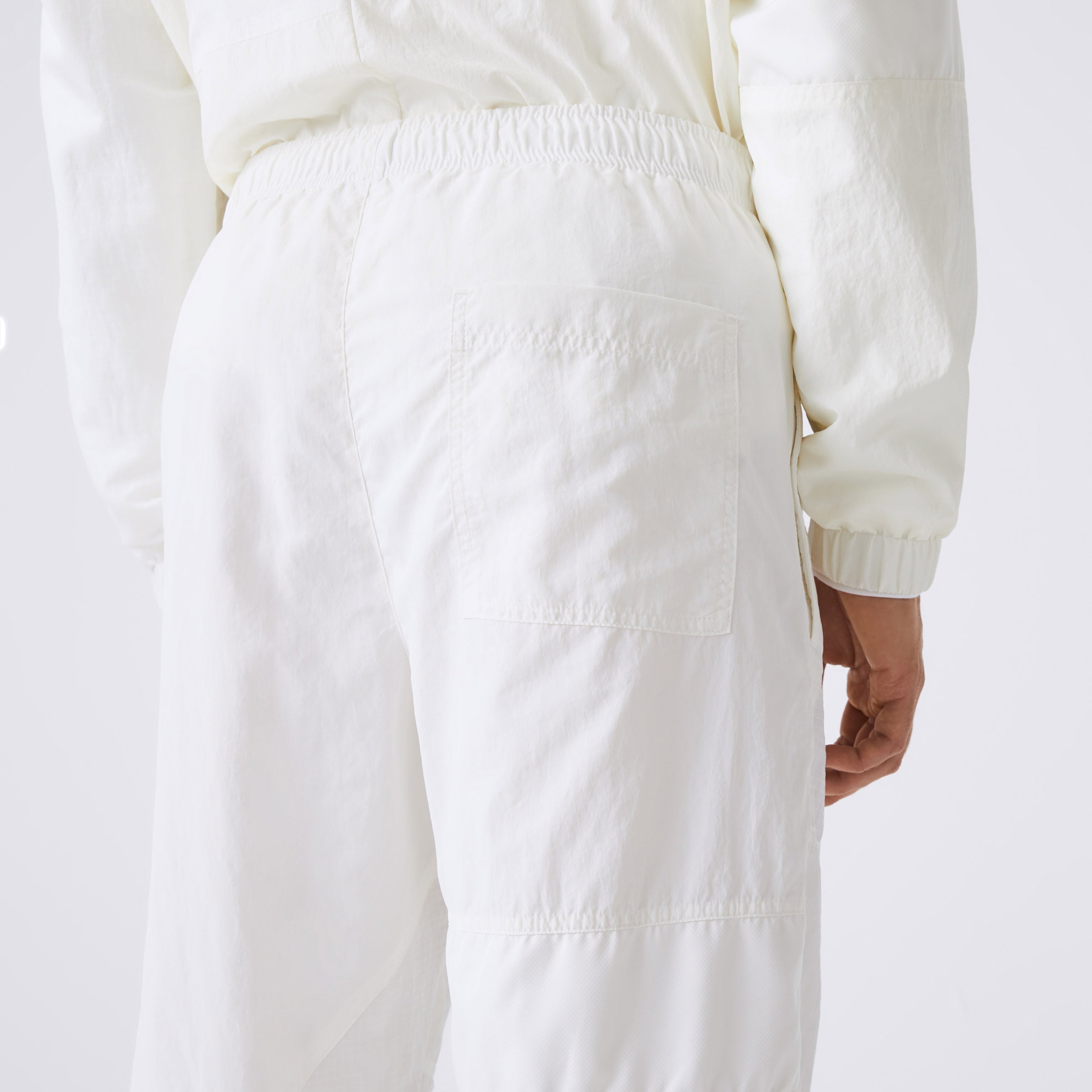 Lacoste Active Erkek Regular Fit Renk Bloklu Beyaz Eşofman Altı