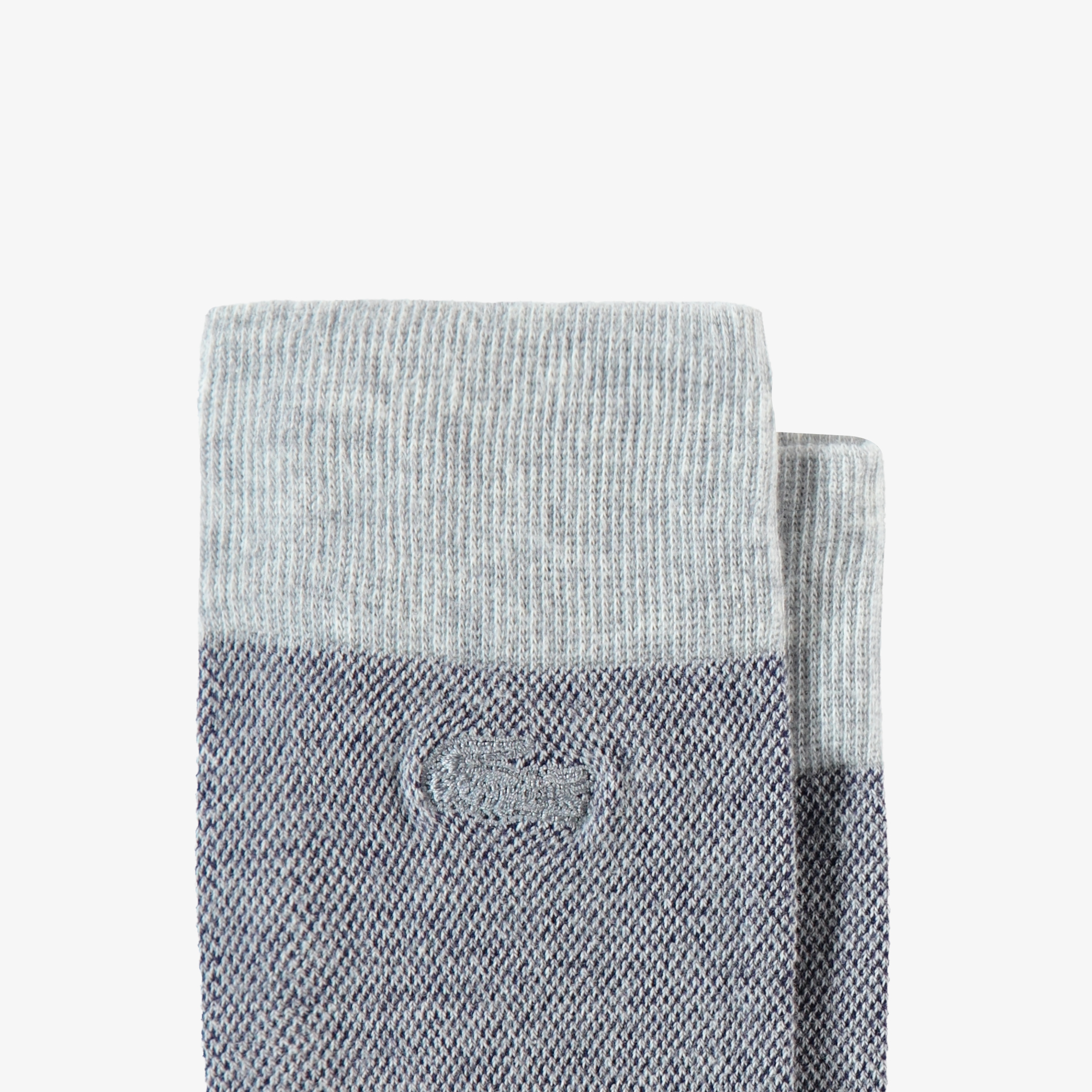 Lacoste Erkek Desenli 2'li Gri Çorap