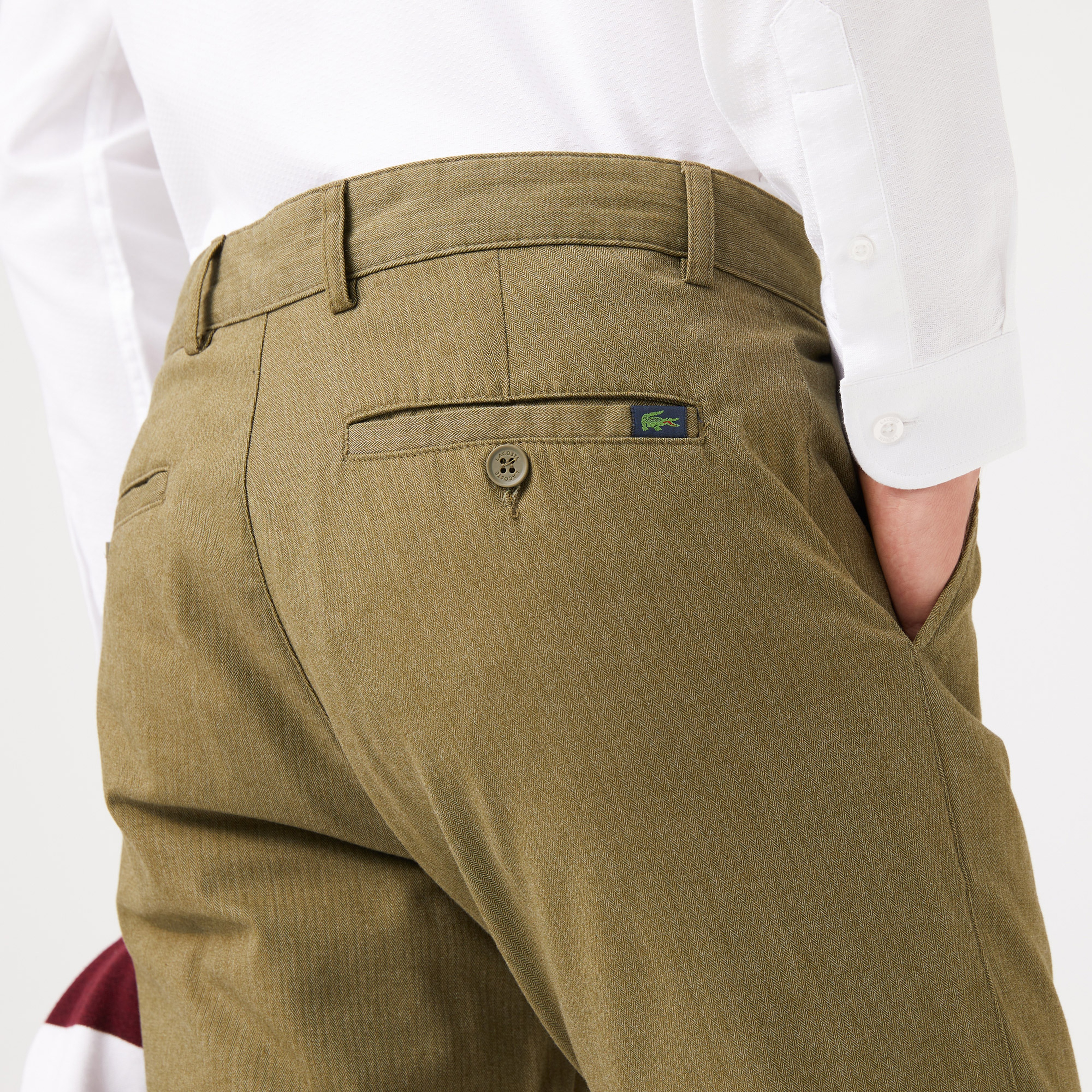 Lacoste Erkek Slim Fit Yeşil Pantolon