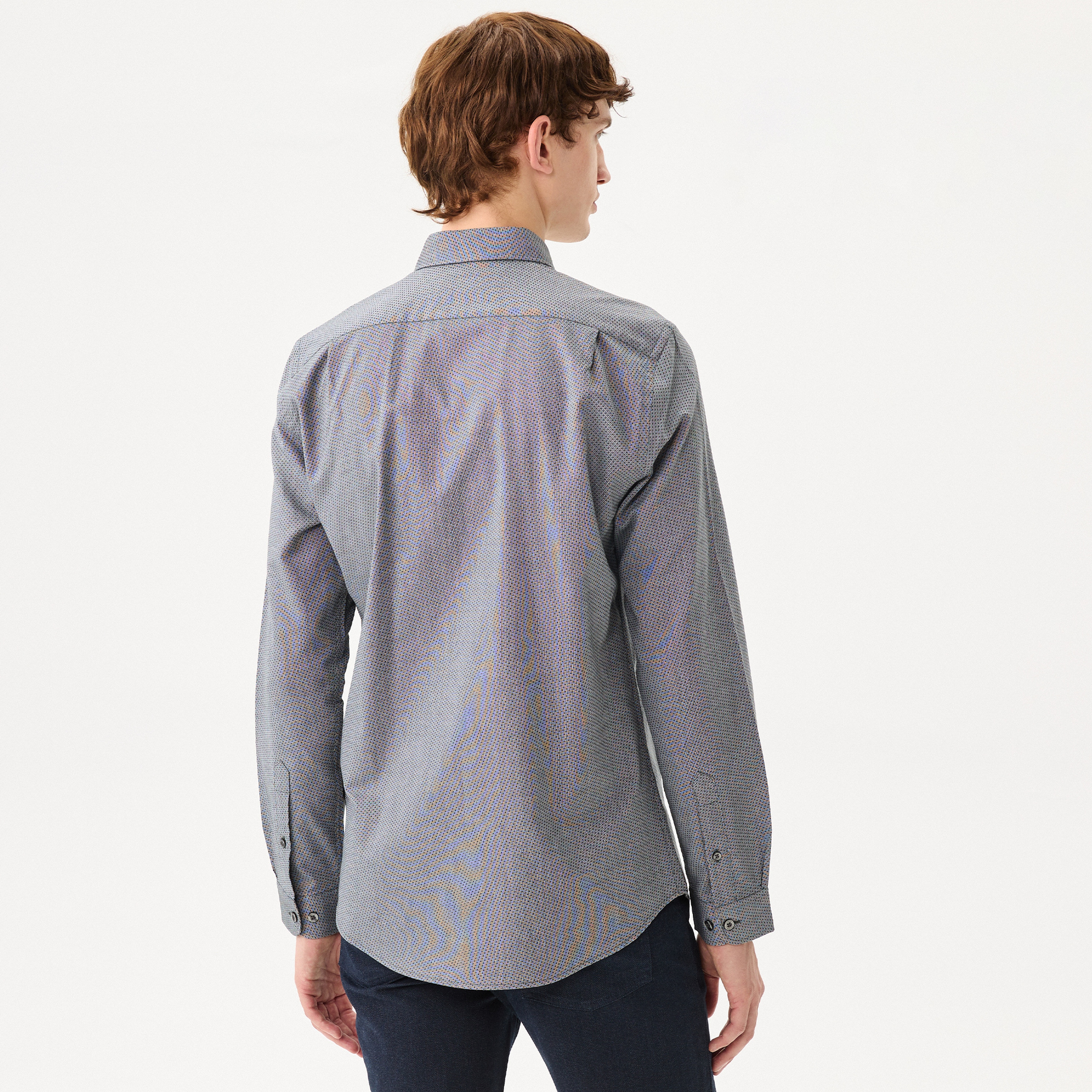 Lacoste Erkek Slim Fit Yeşil Gömlek