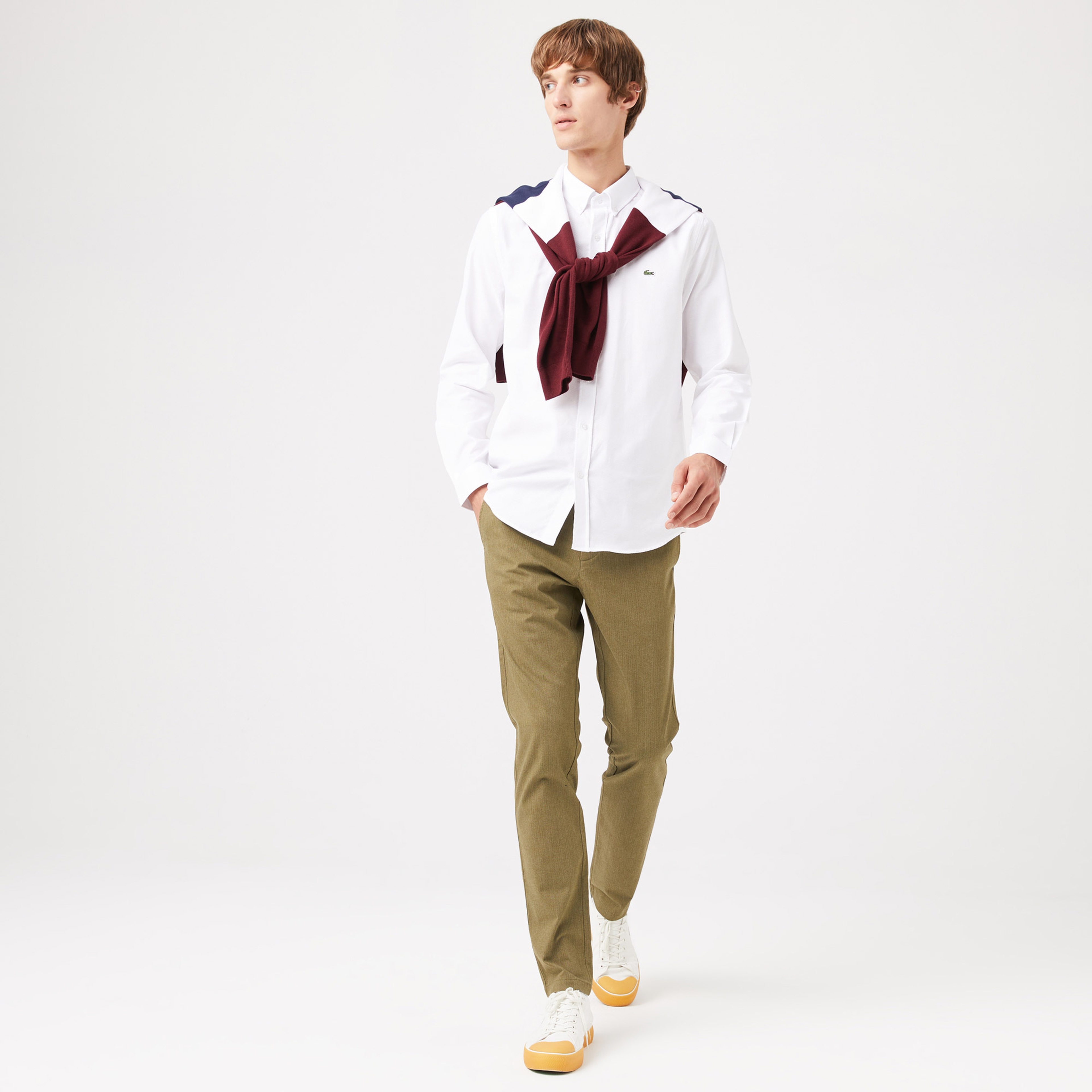 Lacoste Erkek Slim Fit Yeşil Pantolon