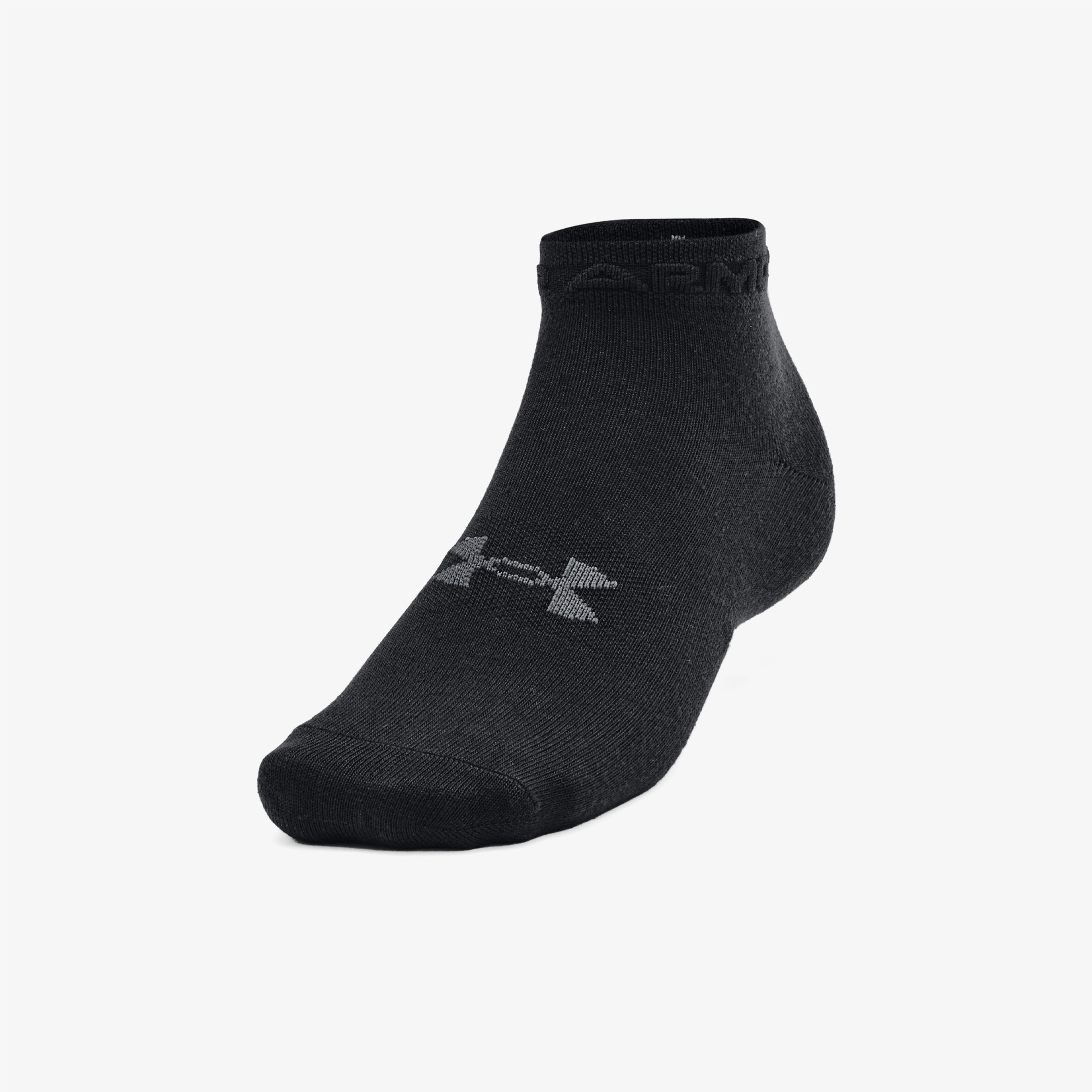 Under Armour Essential LoCut 3Pk Unisex Siyah Çorap
