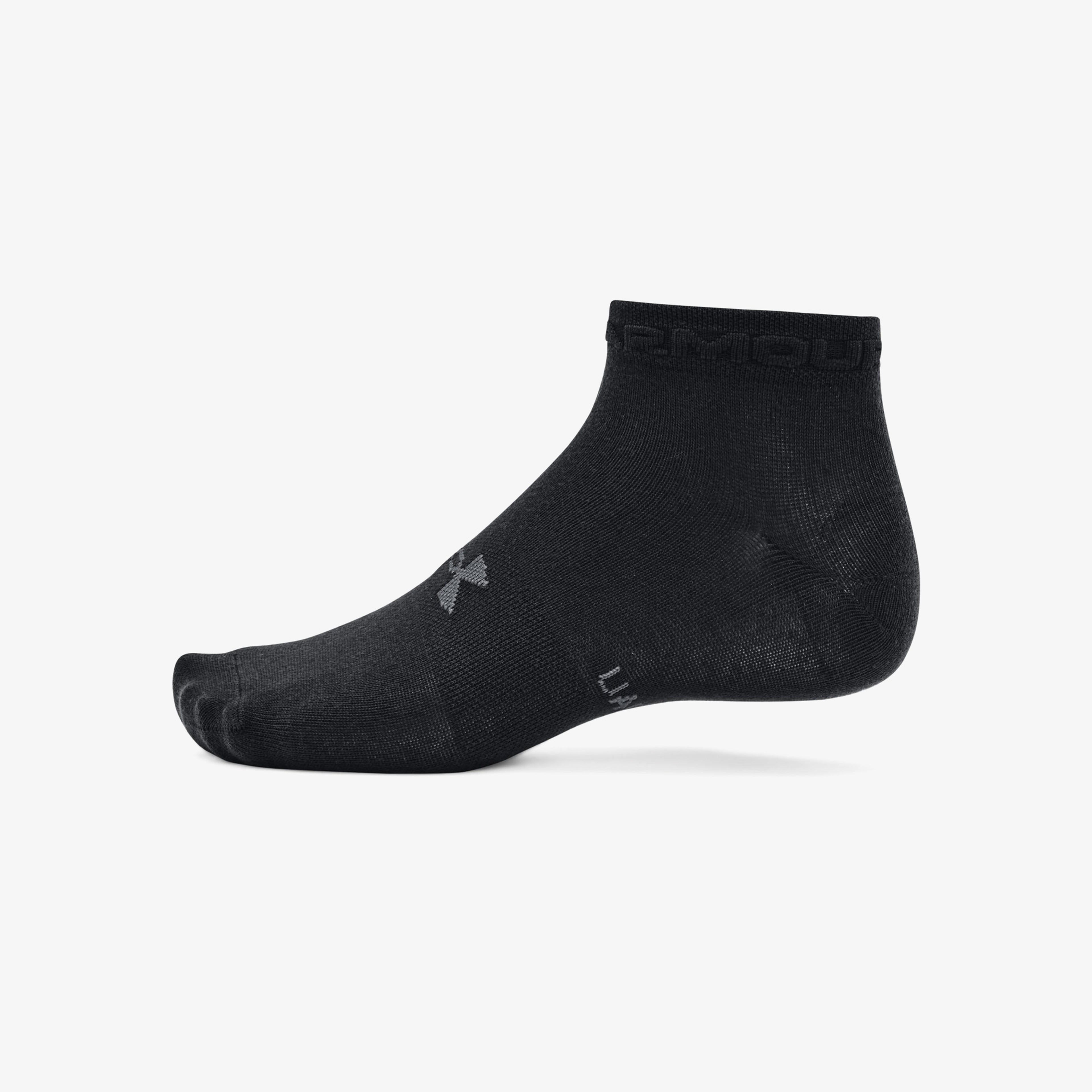 Under Armour Essential LoCut 3Pk Unisex Siyah Çorap