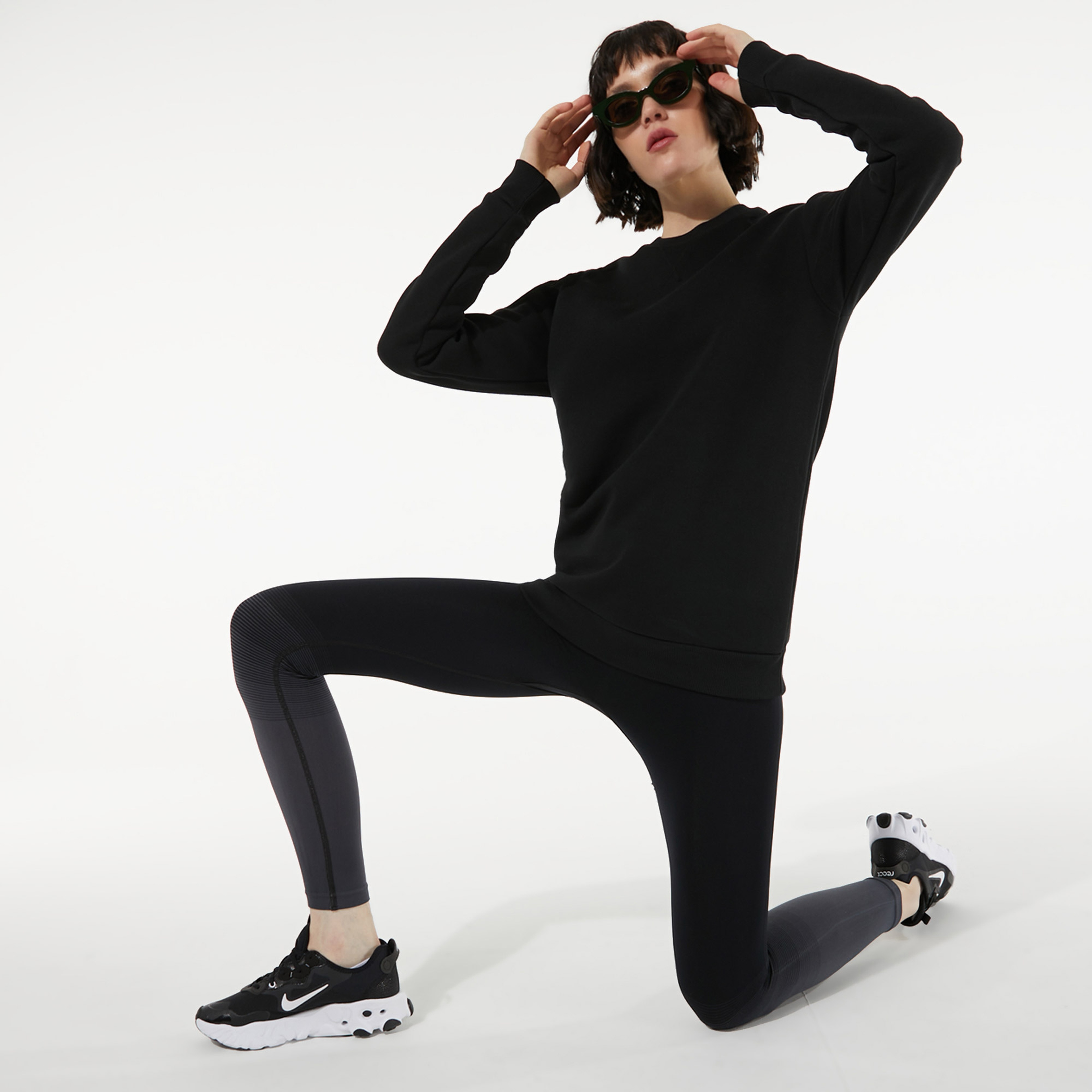 Only Kadın Siyah Sweatshirt