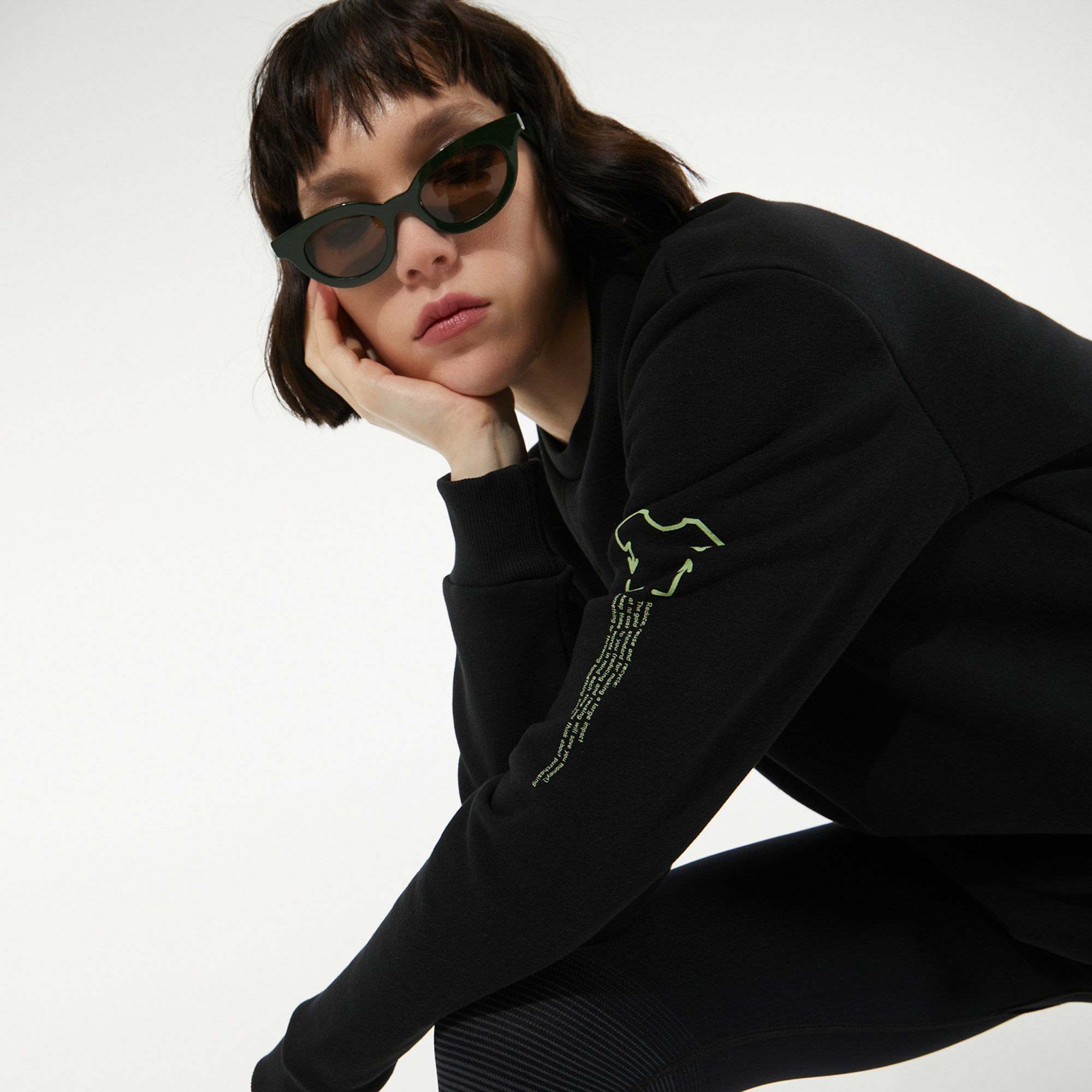 Only Kadın Siyah Sweatshirt