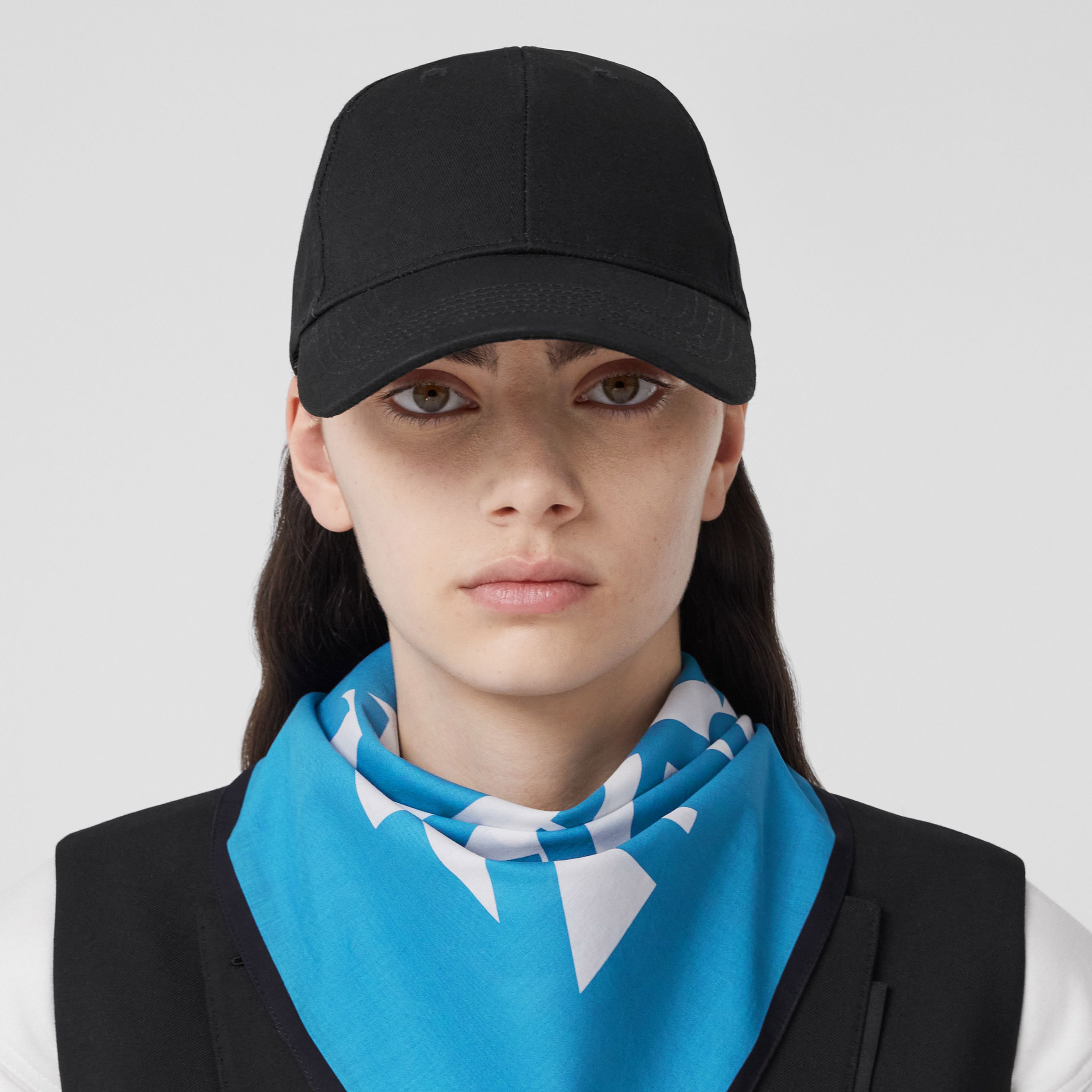 Burberry Unisex Mavi Atkı