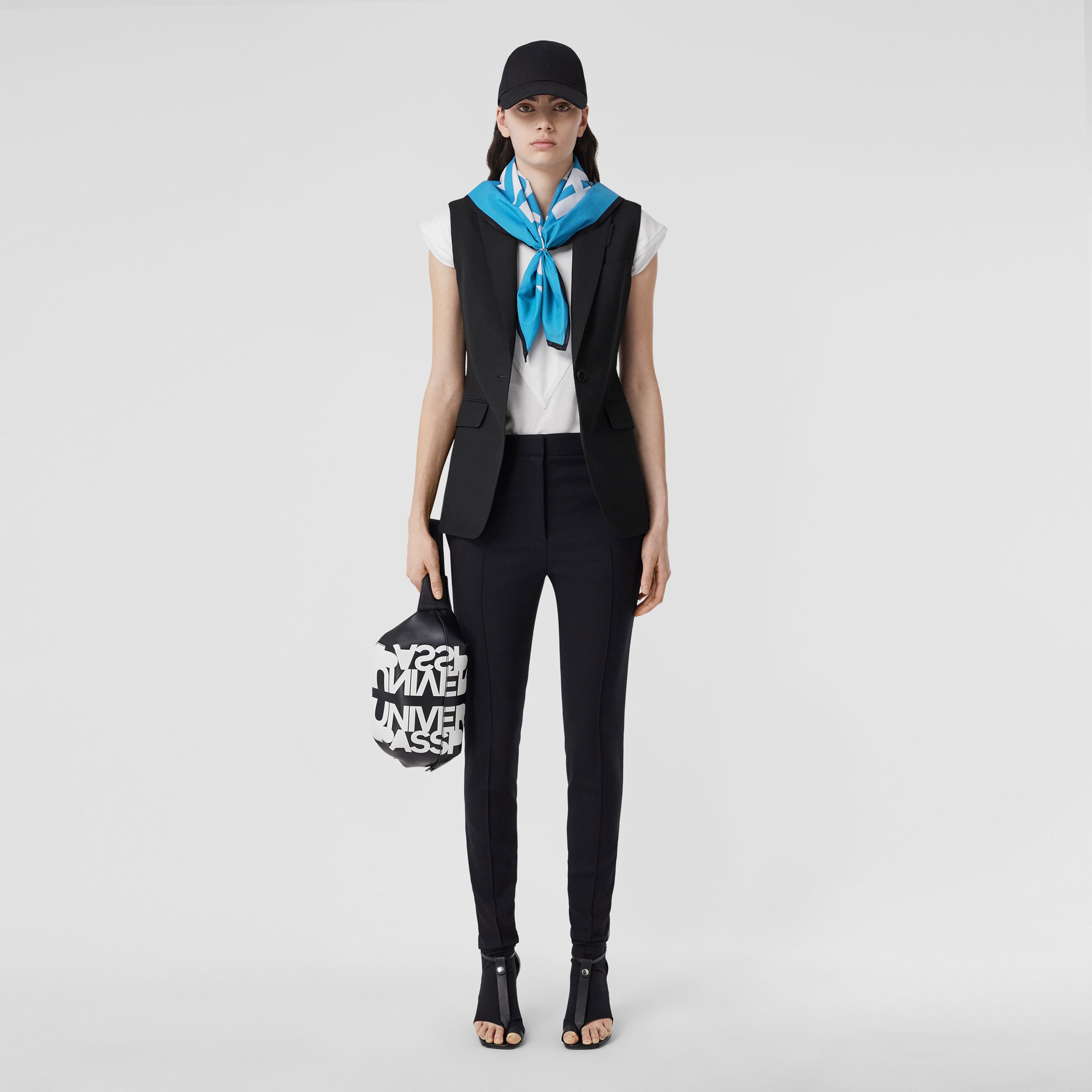 Burberry Unisex Mavi Atkı