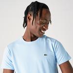 Erkek Slim Fit Bisiklet Yaka Mavi T-Shirt