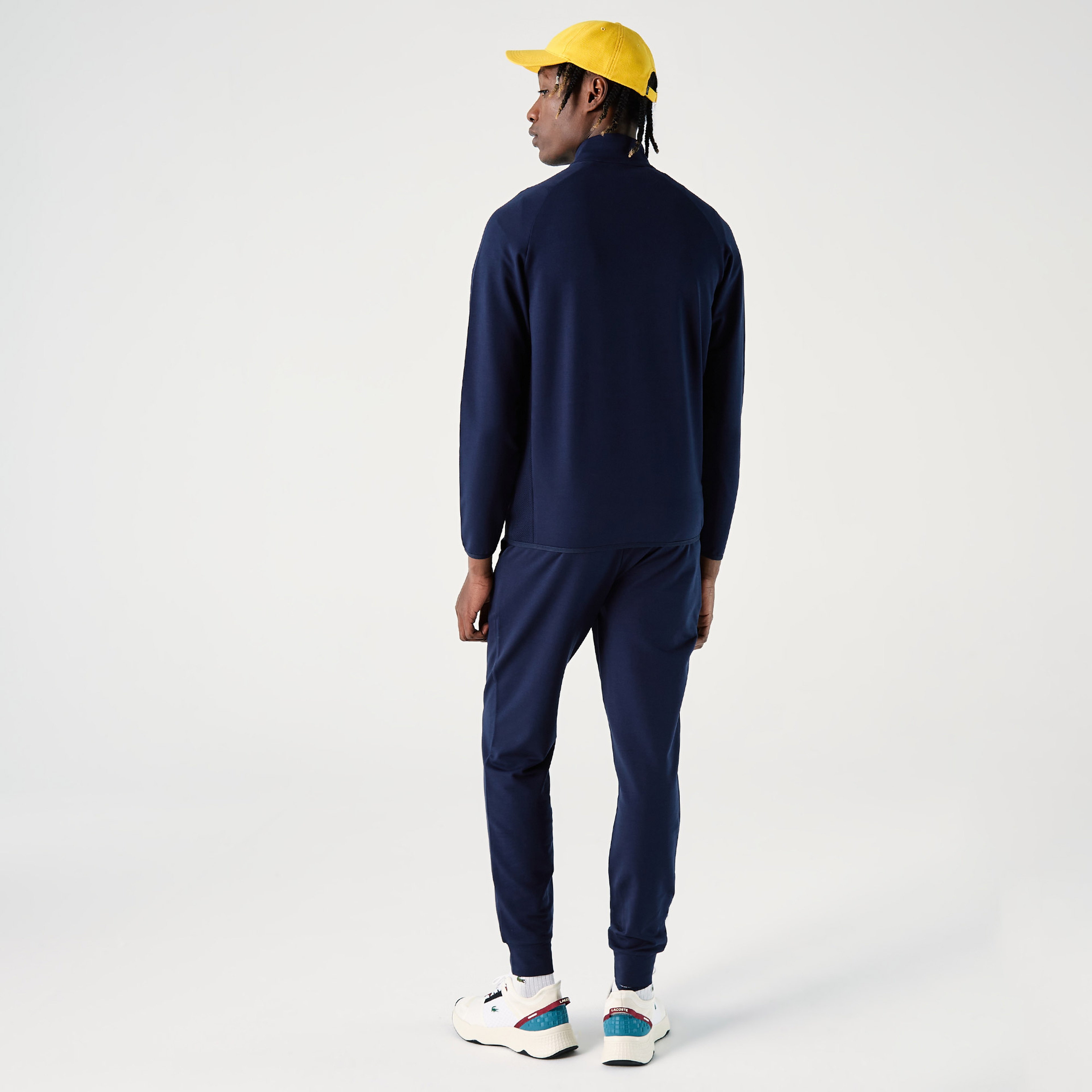 Lacoste Erkek Slim Fit Fermuarlı Lacivert Sweatshirt