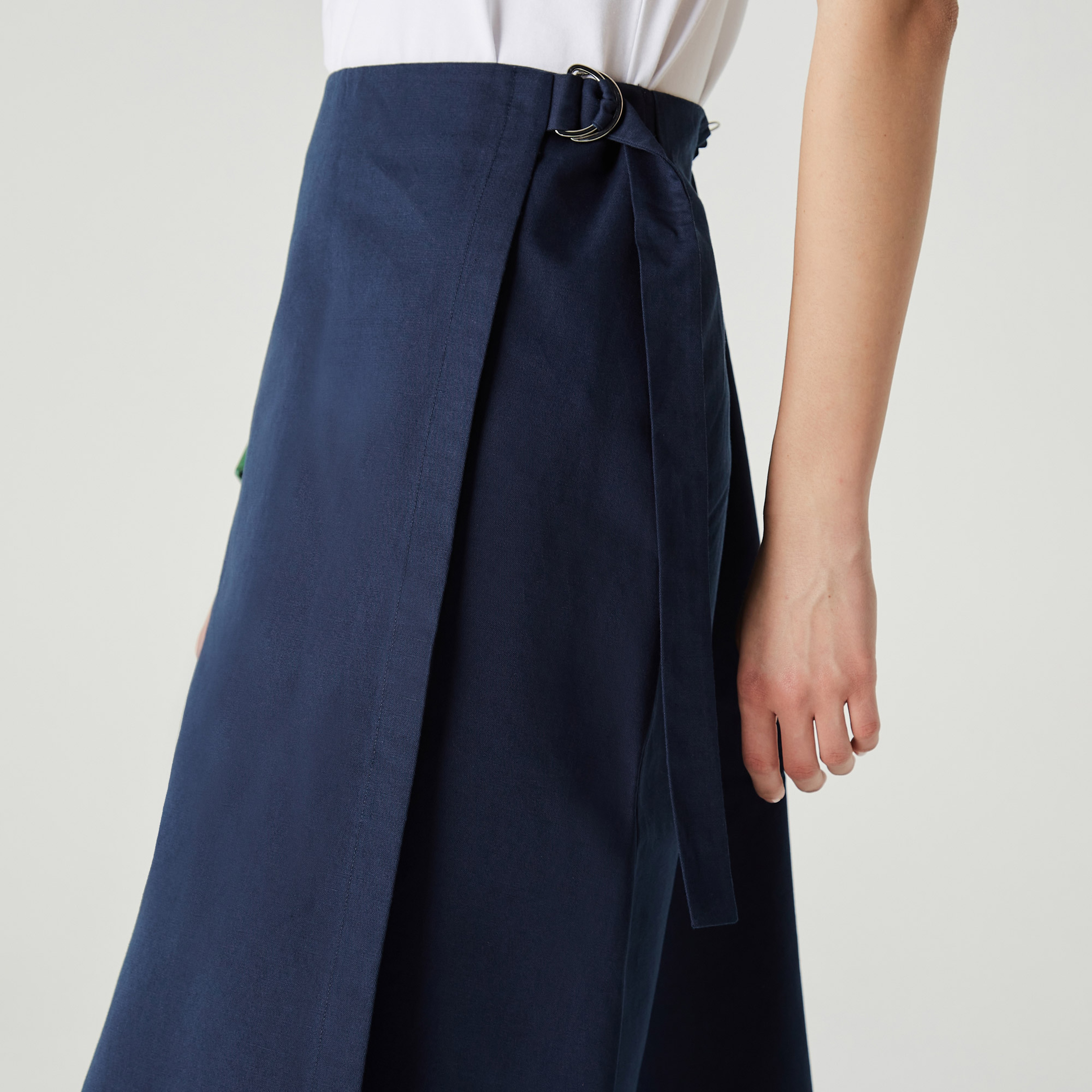 Lacoste Kadın Regular Fit Lacivert Etek