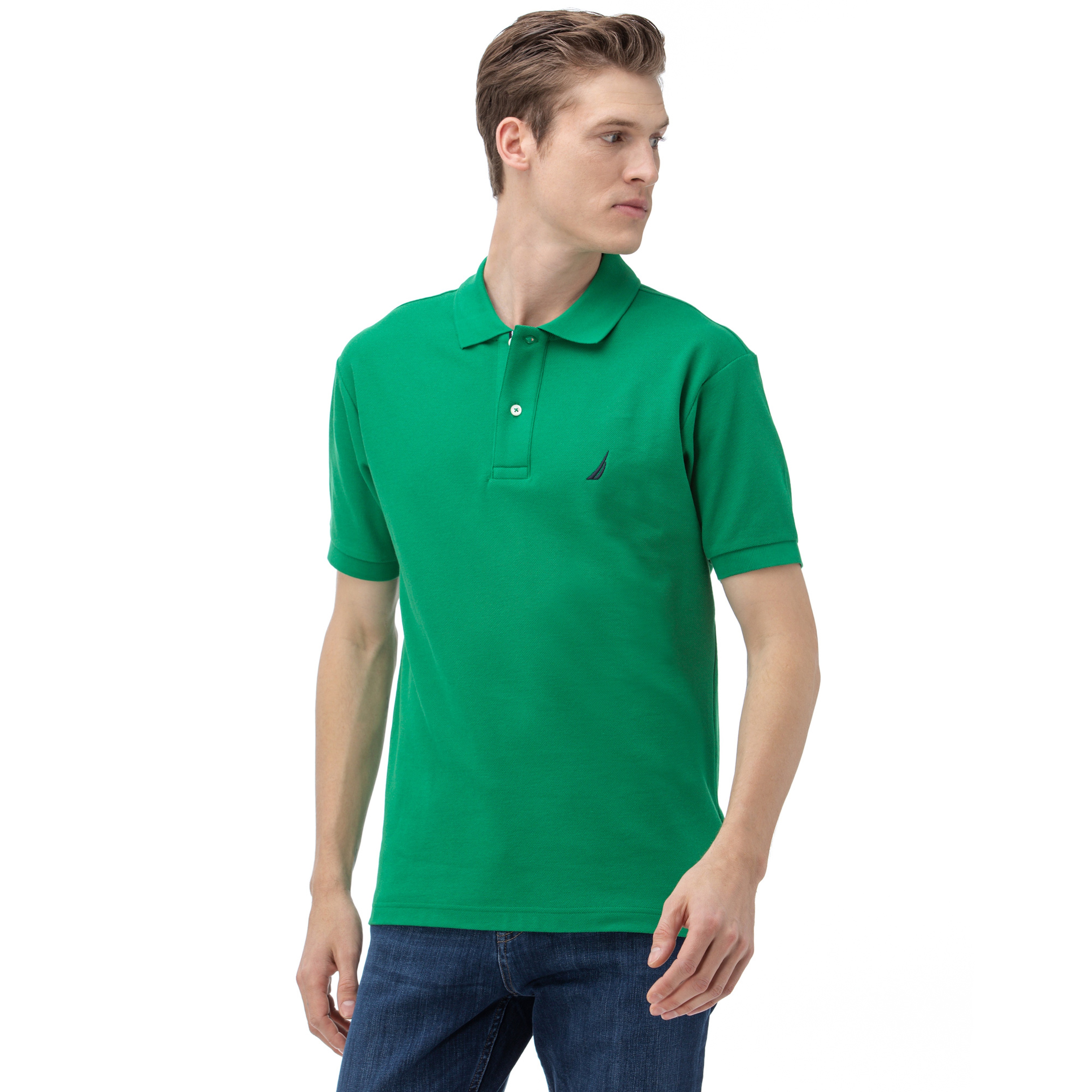 NAUTICA Erkek Classic Fit Yeşil Polo