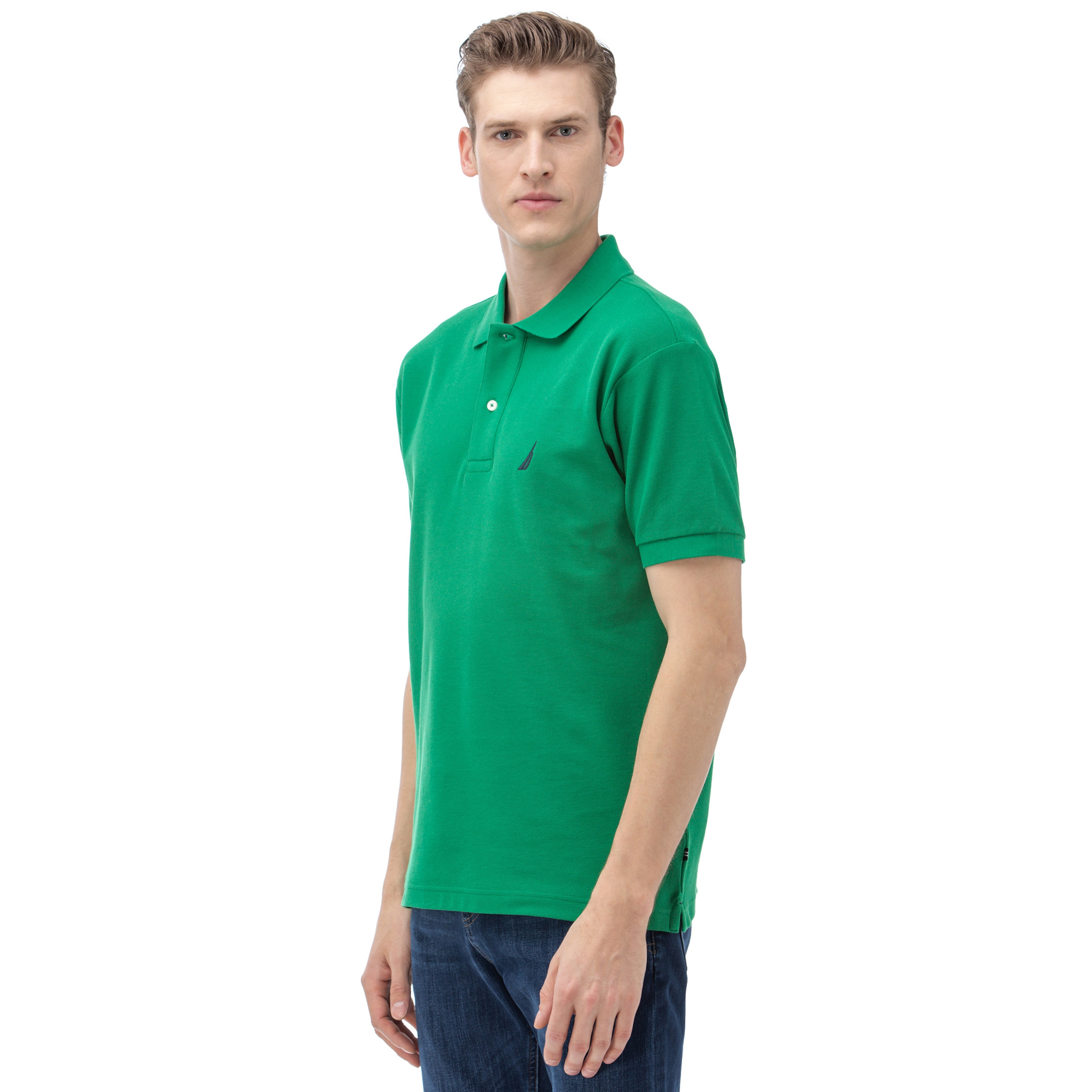 NAUTICA Erkek Classic Fit Yeşil Polo
