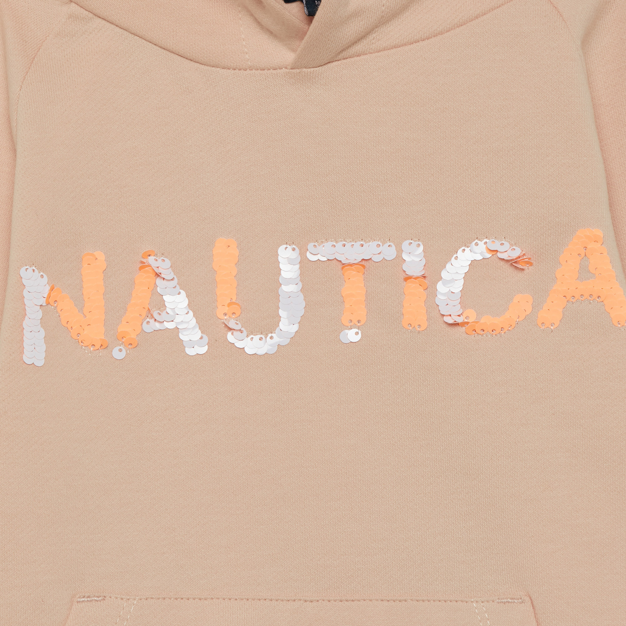 NAUTICA KIZ ÇOCUK PEMBE KAPÜŞONLU ELBİSE