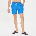 Nautica Erkek Mavi Standart Fit Mayo Şort