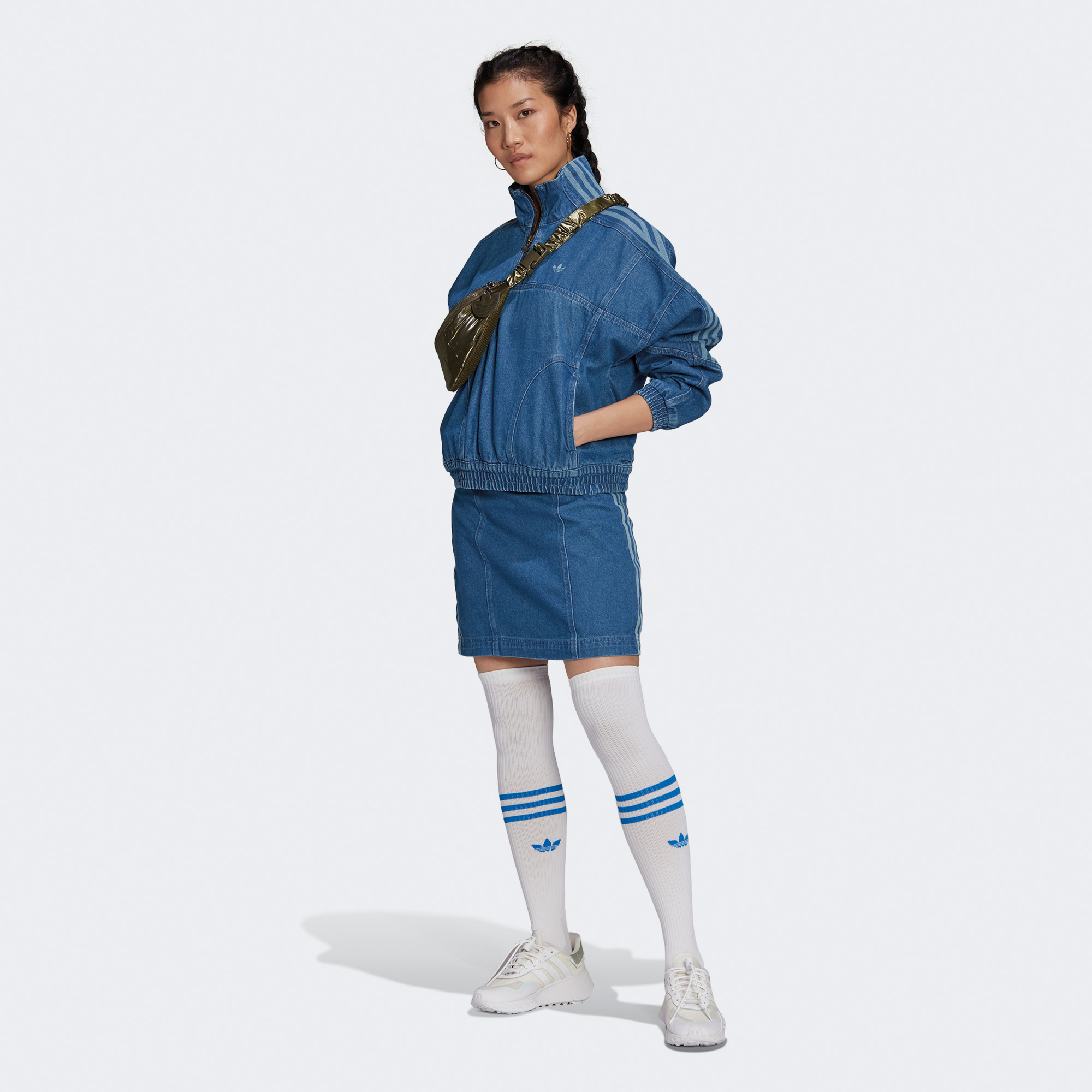 adidas Kadın Mavi Eşofman Üstü