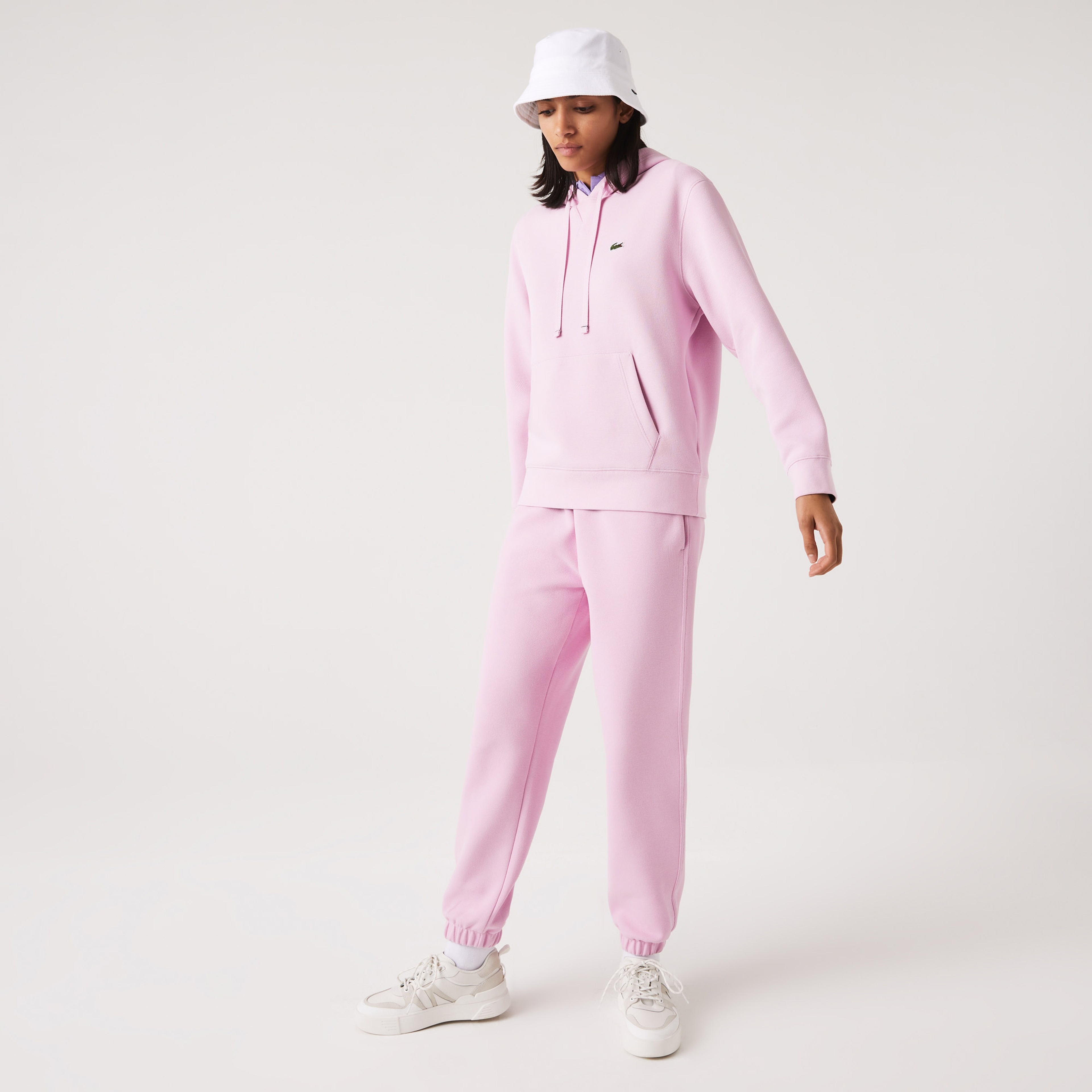 Lacoste Kadın Straight Fit Pembe Eşofman Altı