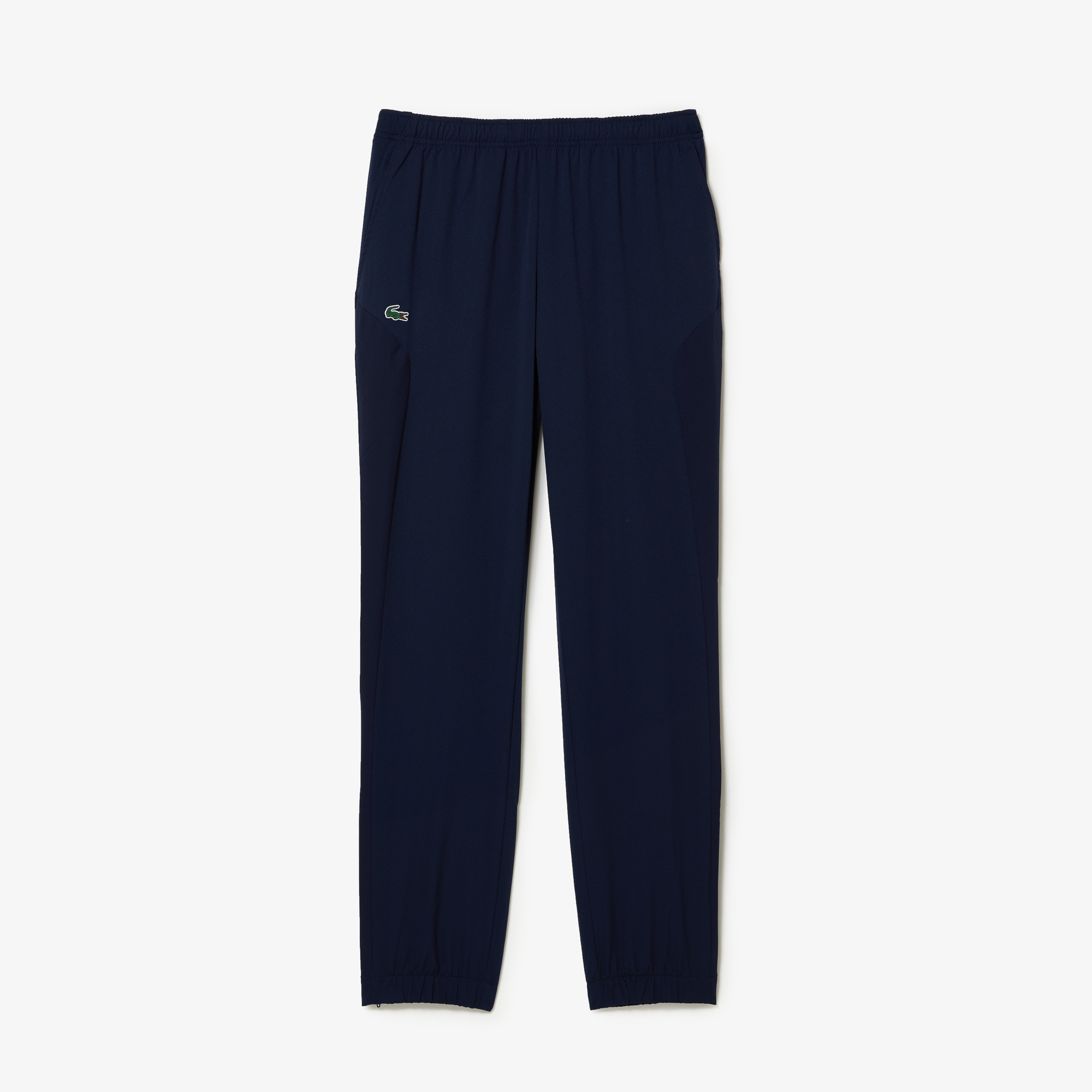 Lacoste SPORT Erkek Regular Fit Uzun Kollu Dik Yaka Renk Bloklu Beyaz Eşofman Takımı