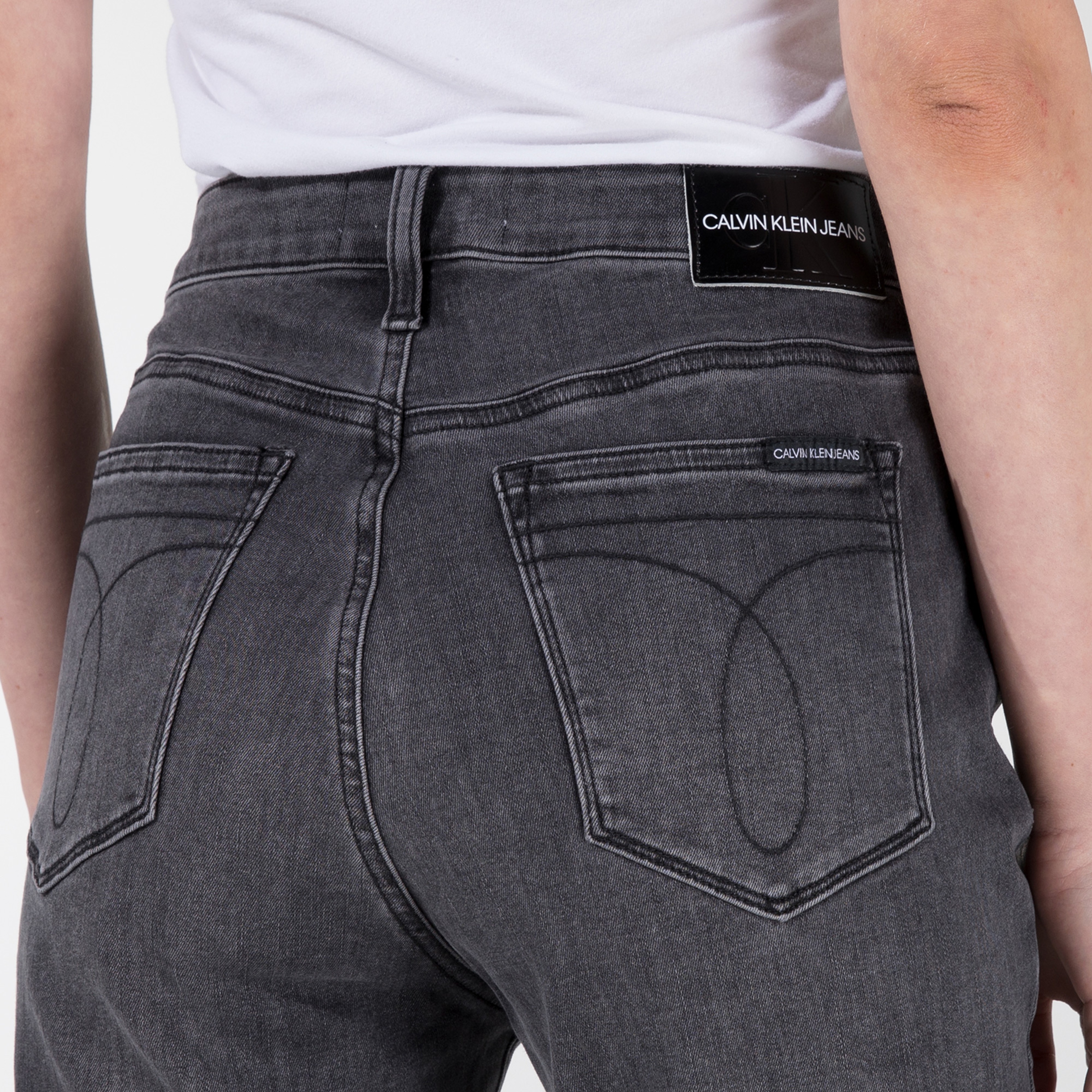Calvin Klein Kadın Gri Jean