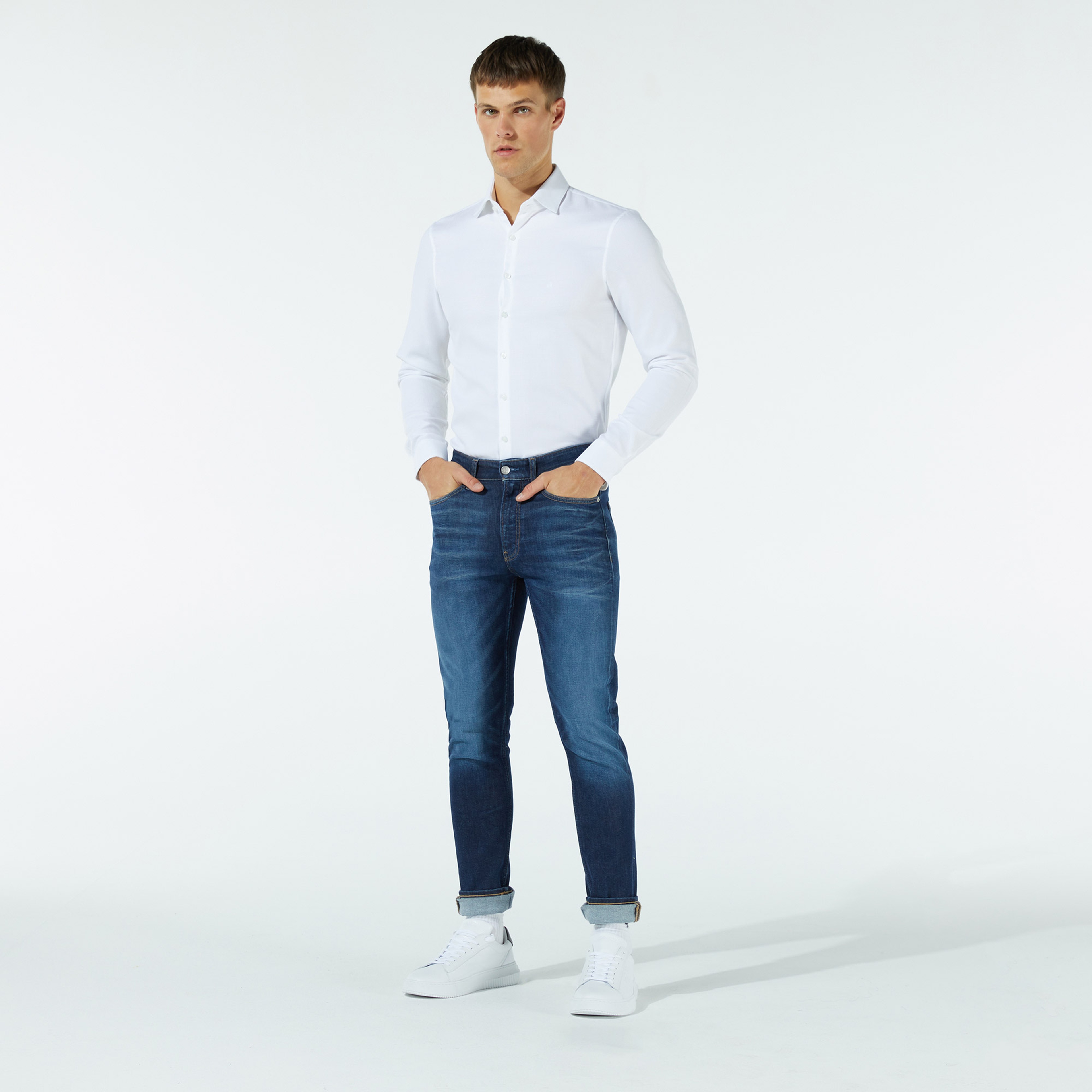 Calvin Klein Erkek Lacivert Pantolon