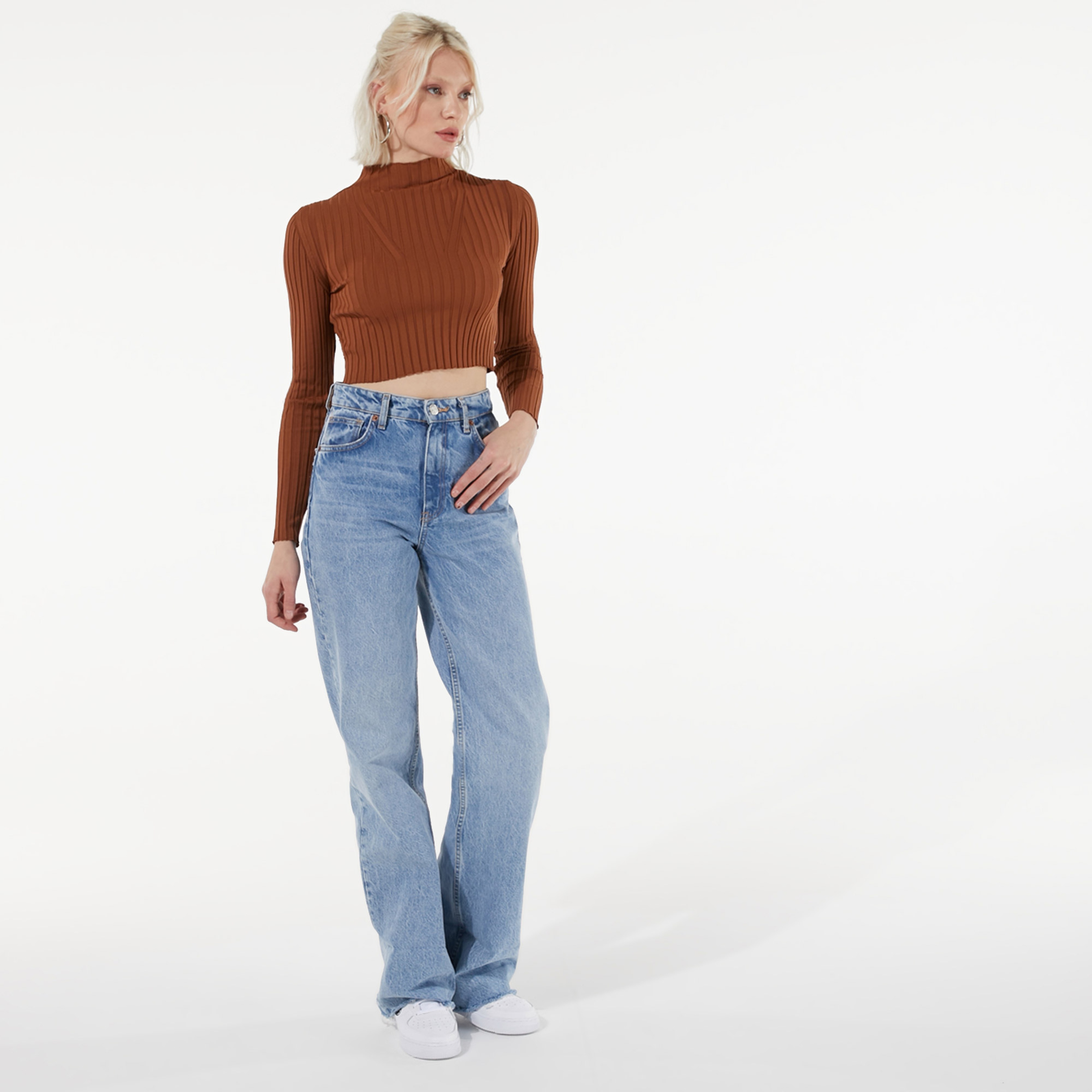 Rue Unisex Siyah Triko