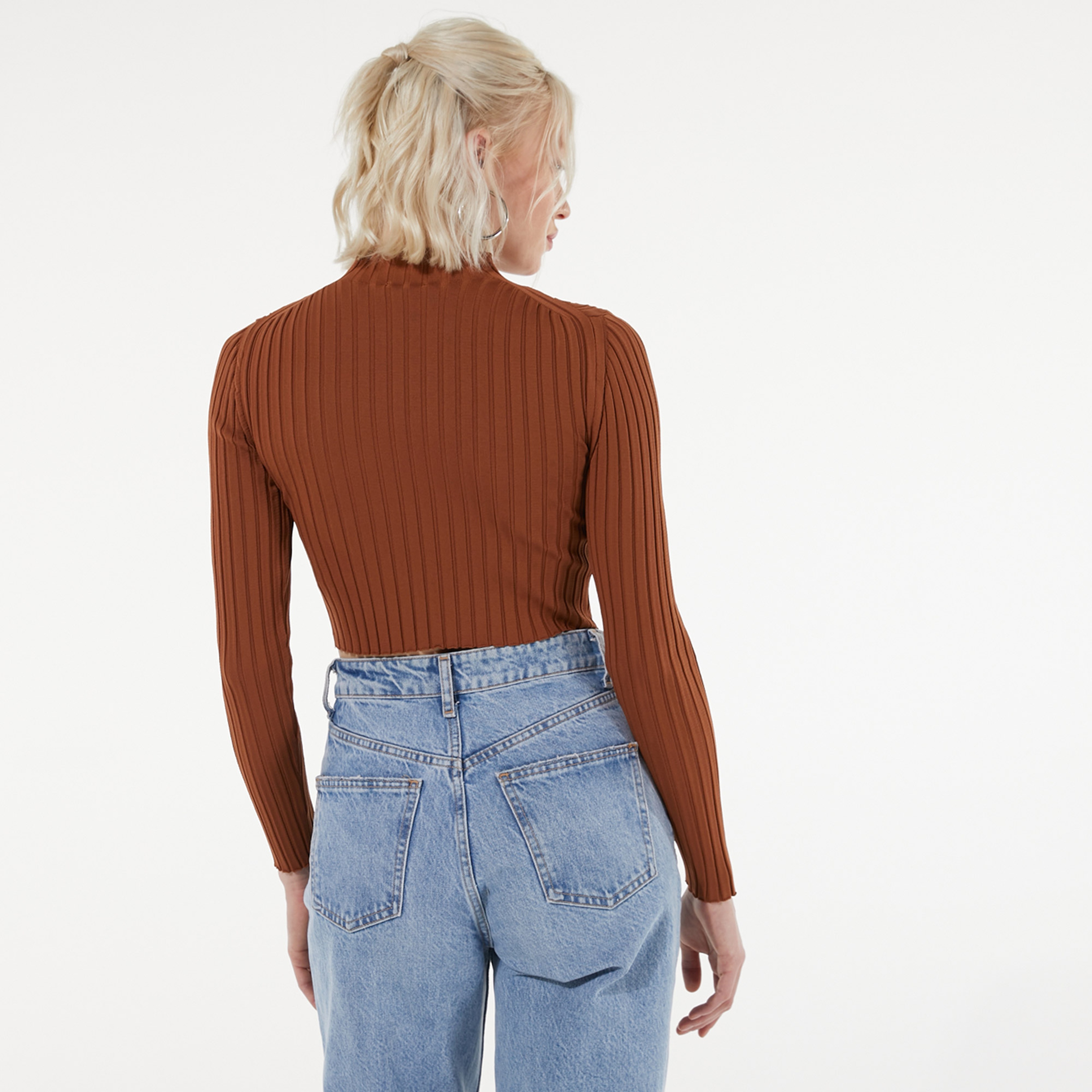 Rue Unisex Siyah Triko