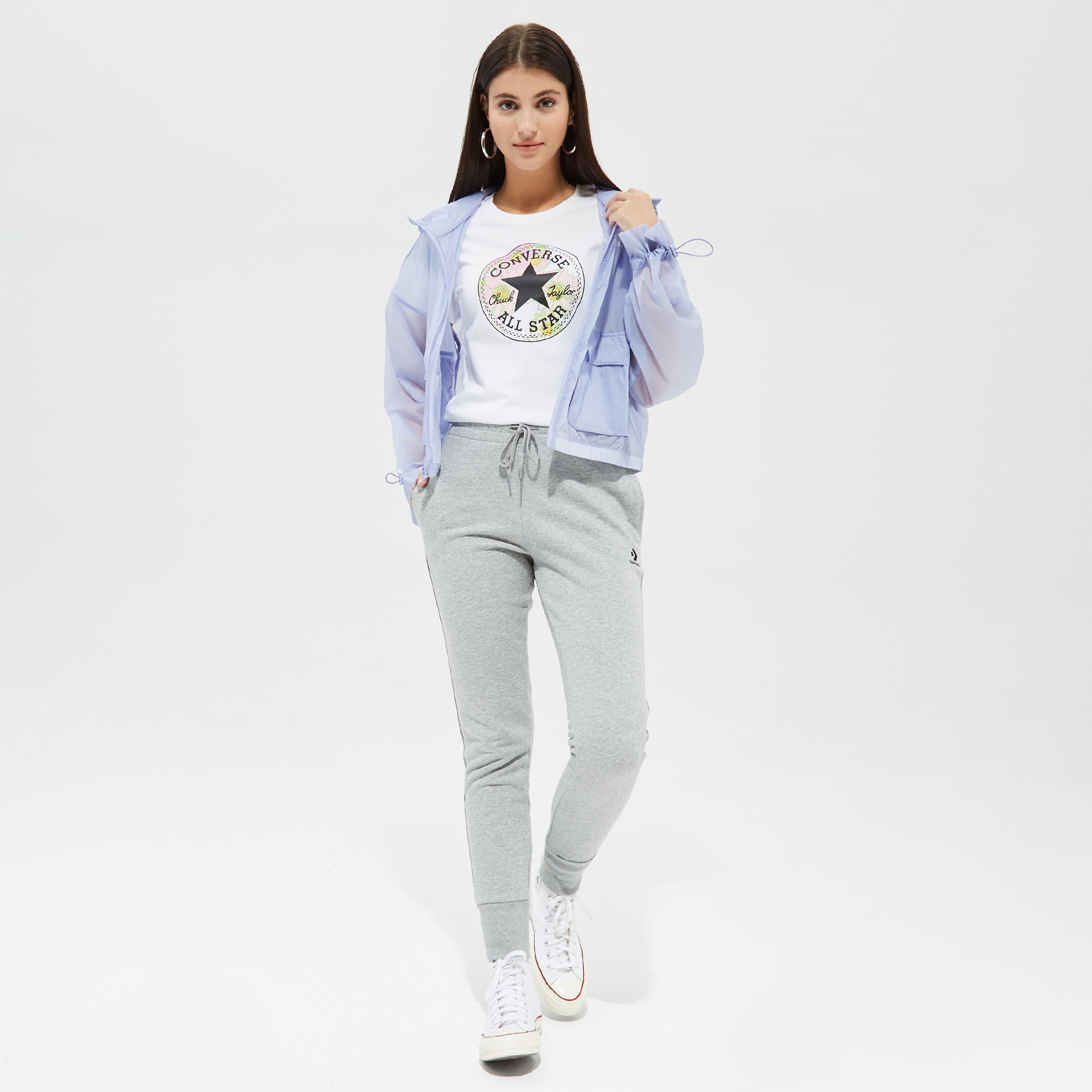 Converse Kadın Mavi Ceket