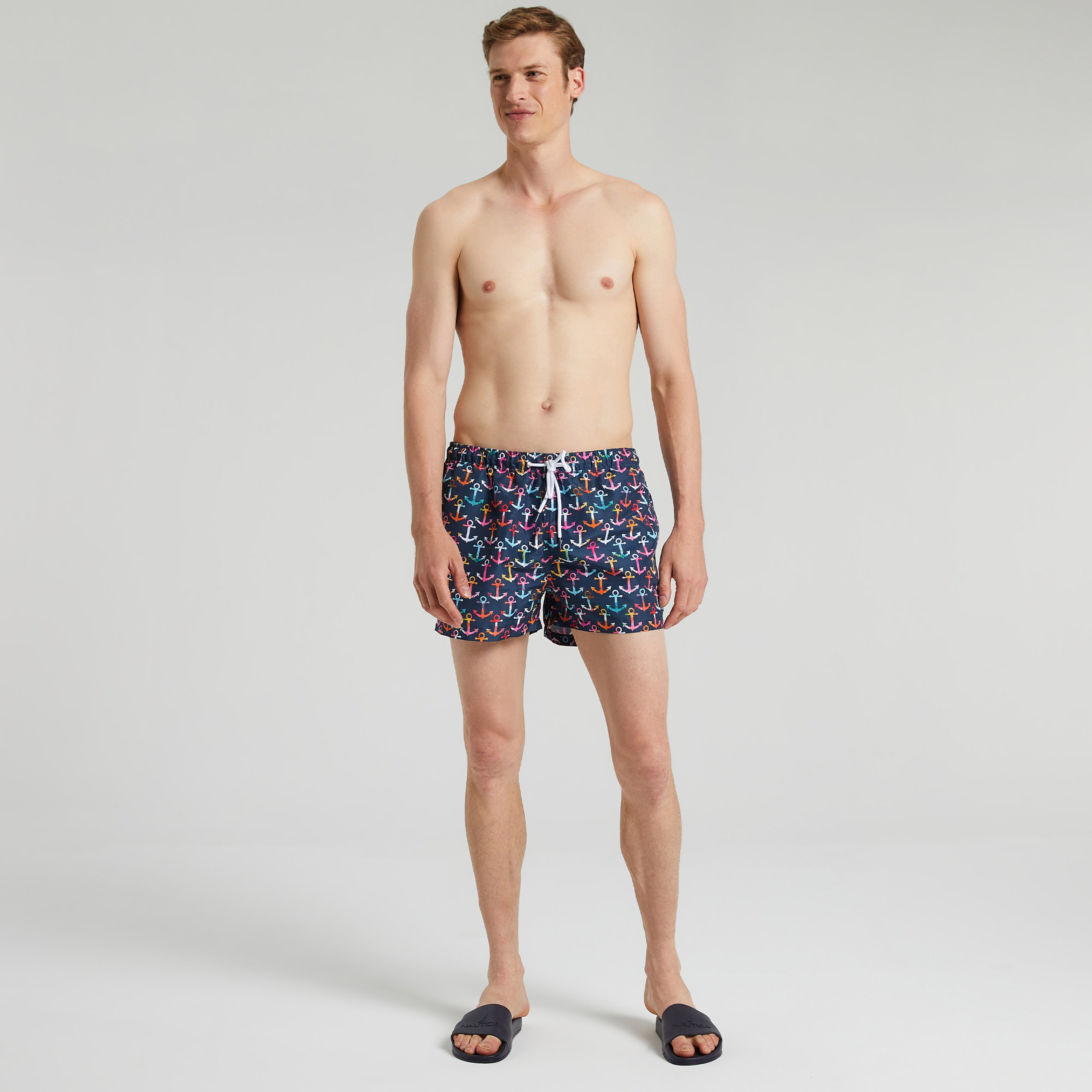 Nautica Erkek Lacivert Standart Fit Şort Mayo