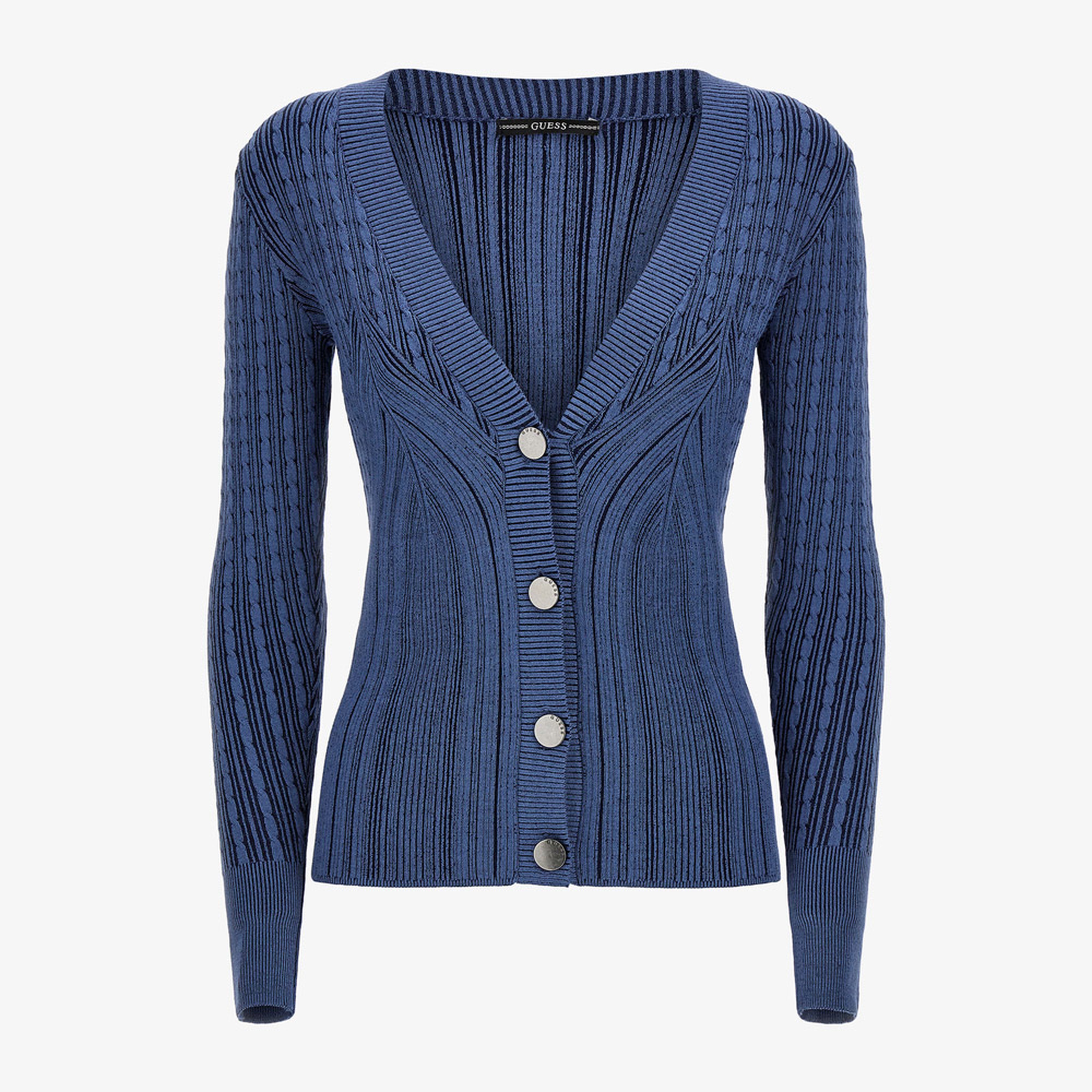 Guess Kadın Mavi Triko