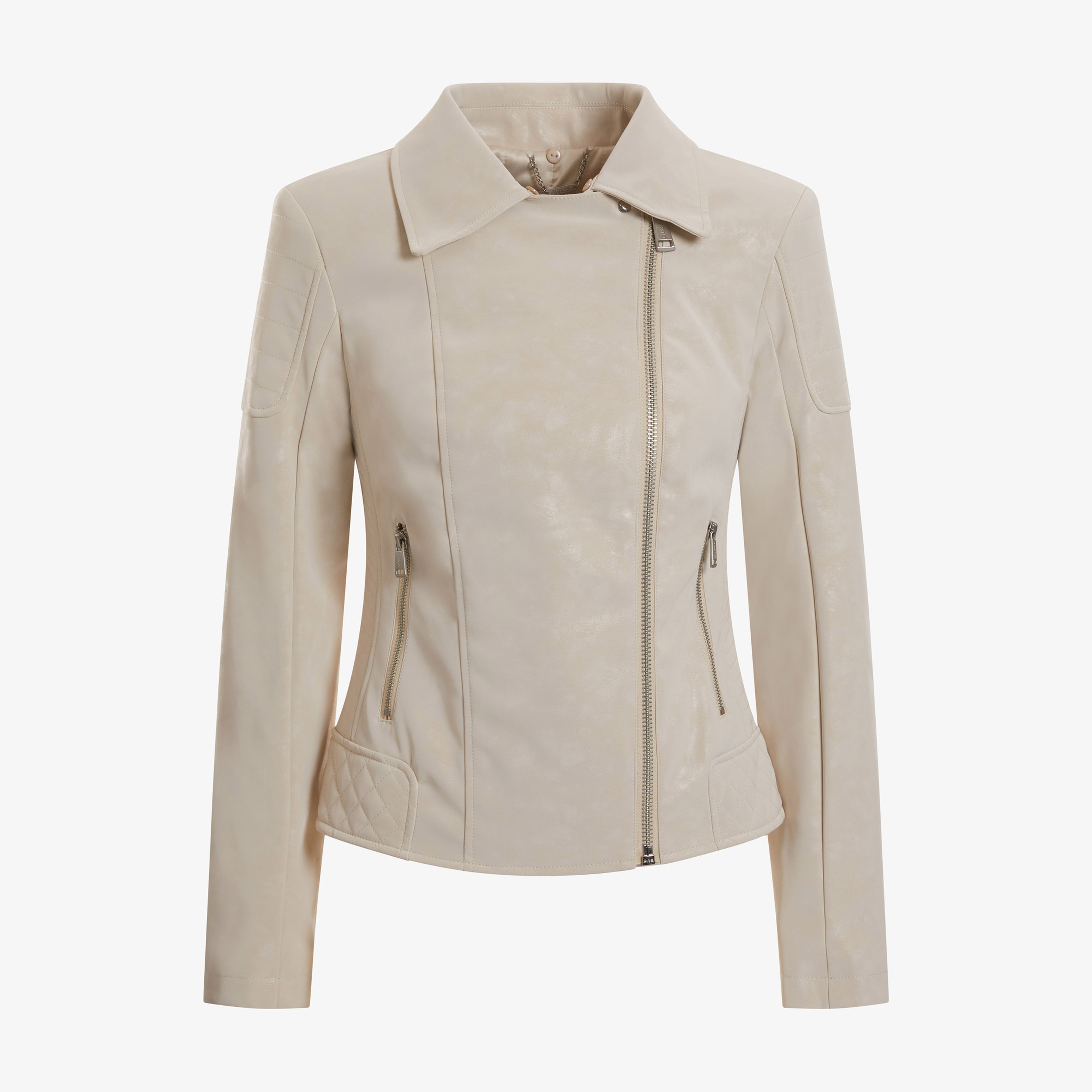 Guess Kadın Beyaz Mont