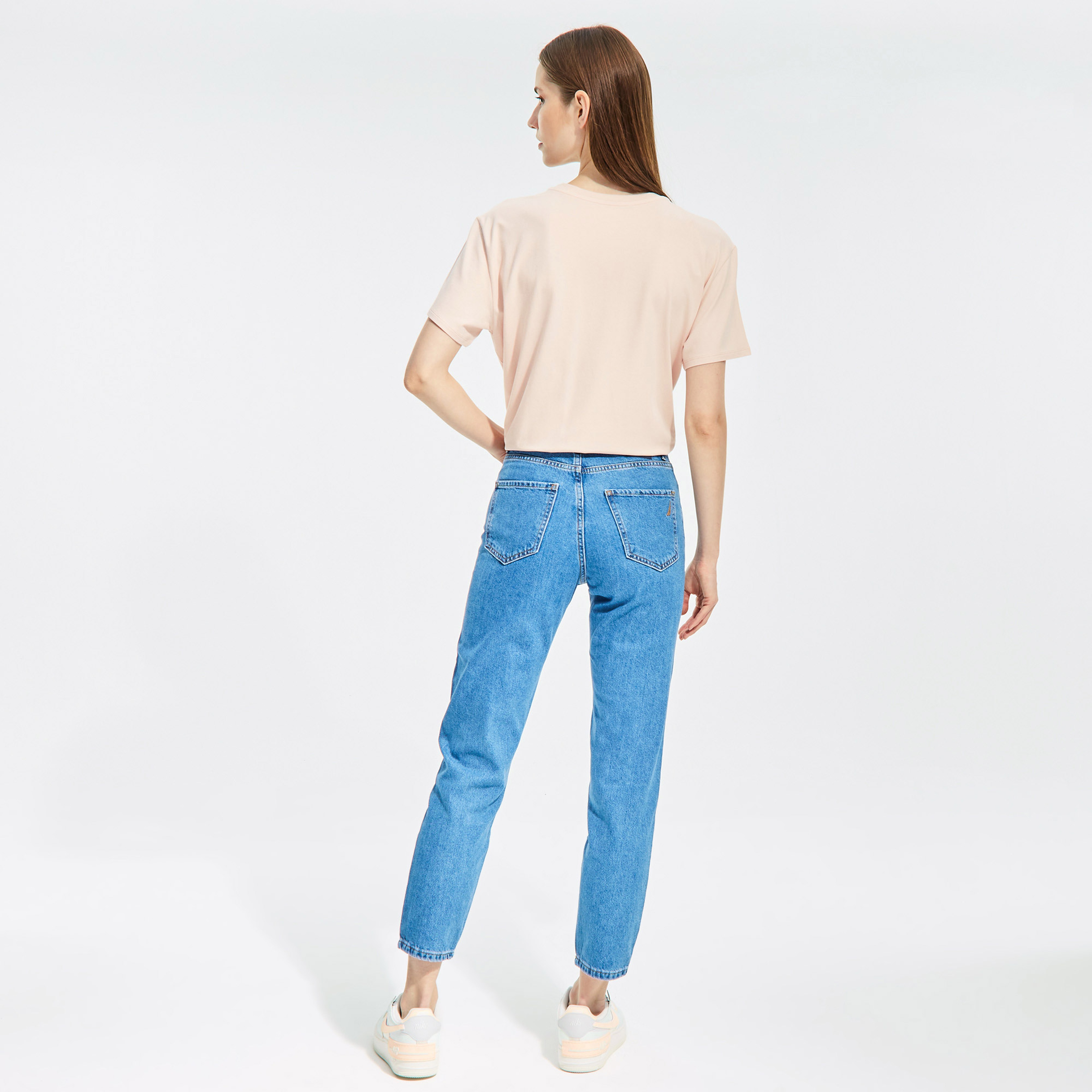 NAUTICA KADIN MAVİ SLIM FIT DENIM PANTOLON