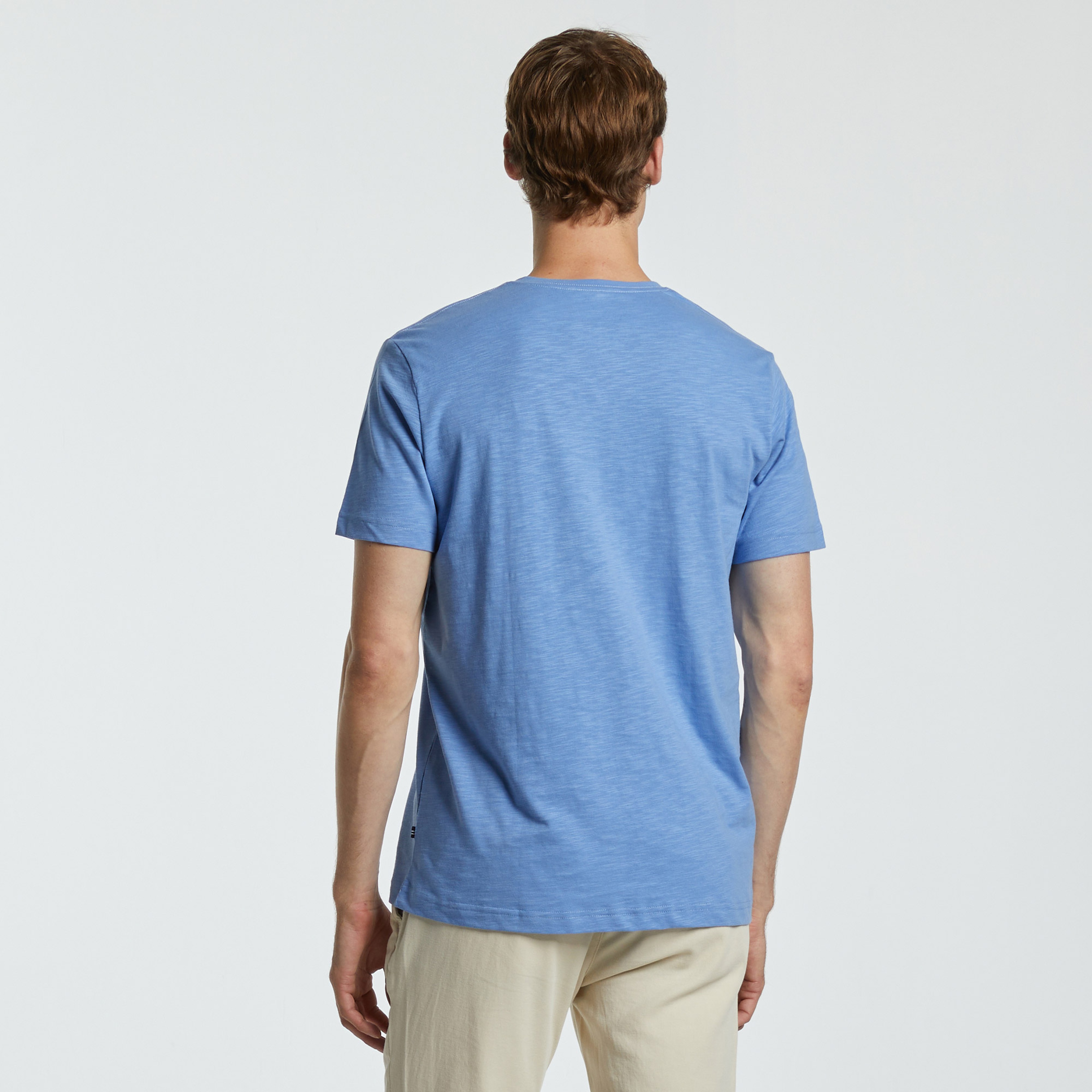 Nautica Erkek Mavi Standart Fit T-Shirt