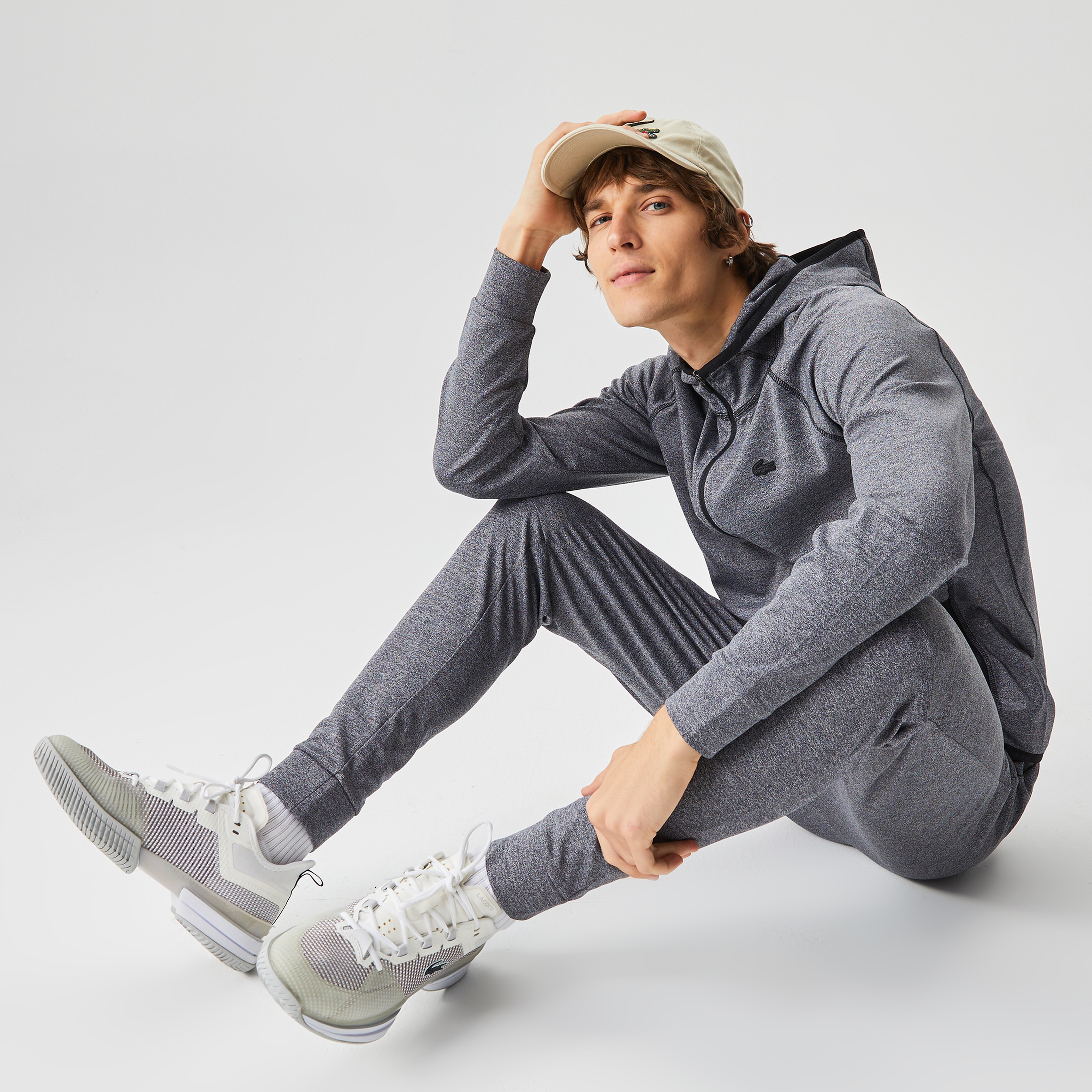 Lacoste Erkek Slim Fit Gri Eşofman Altı