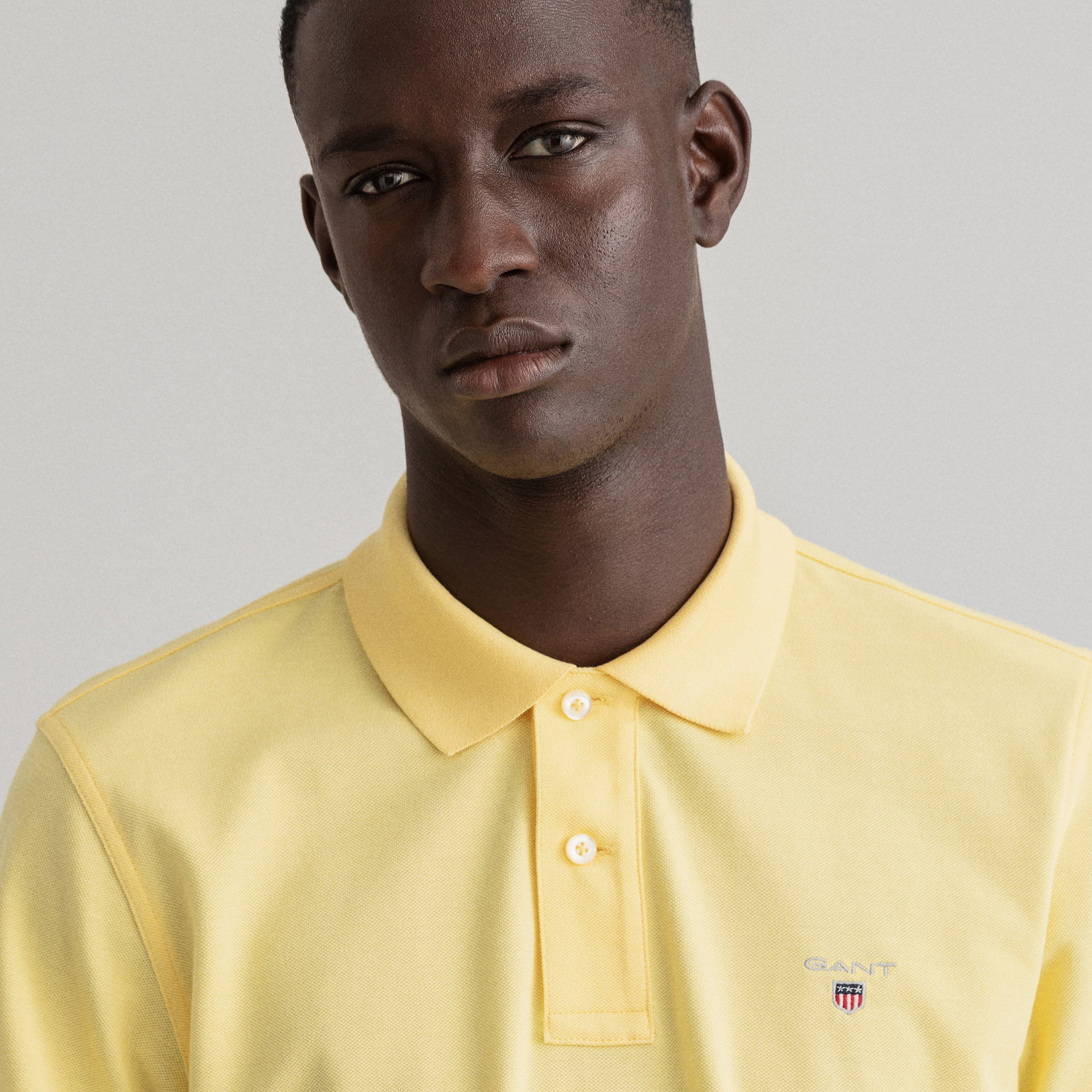 Gant Erkek Sarı Regular Fit Polo