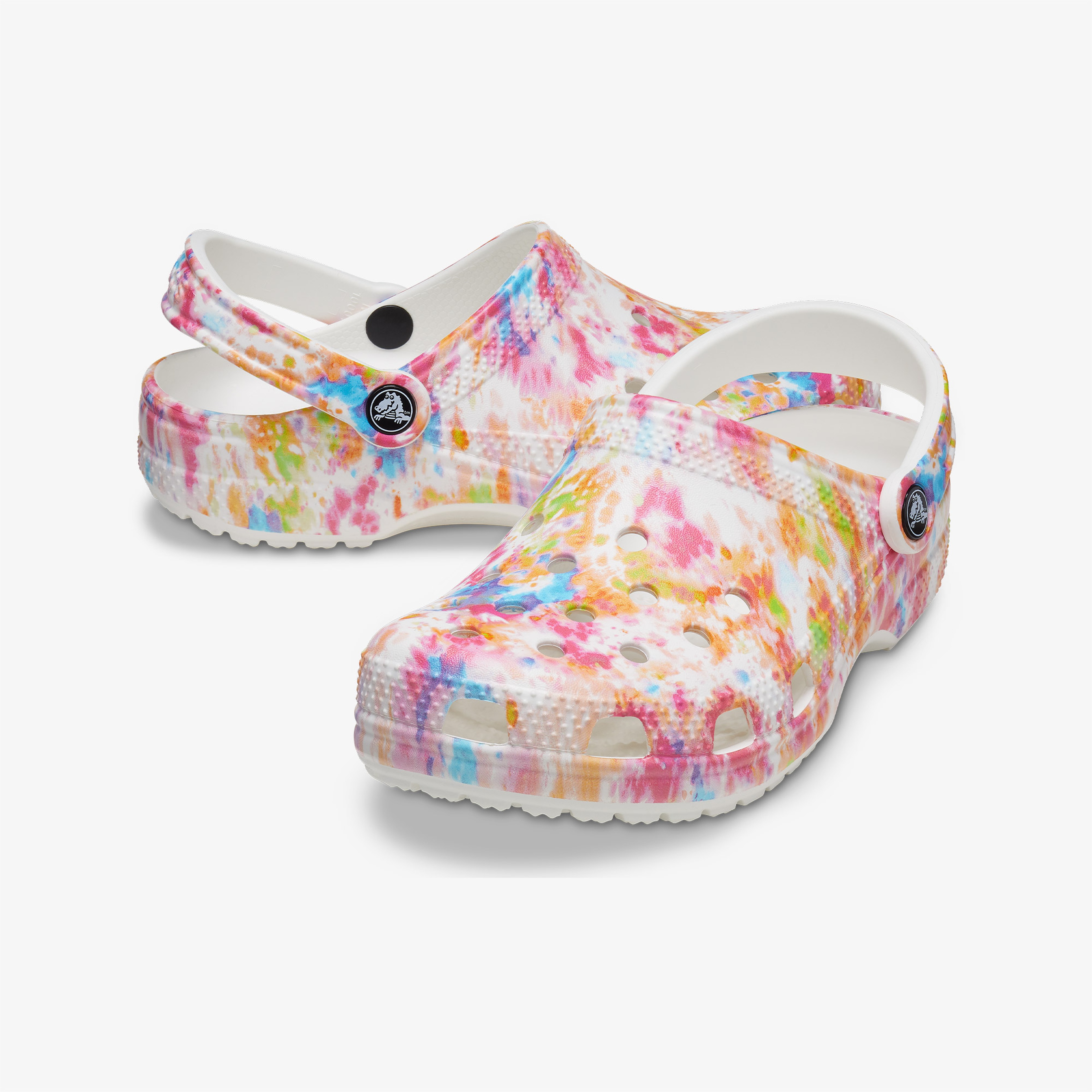 Crocs Classic Tie Dye Graphic Clog Kadın Renkli Terlik