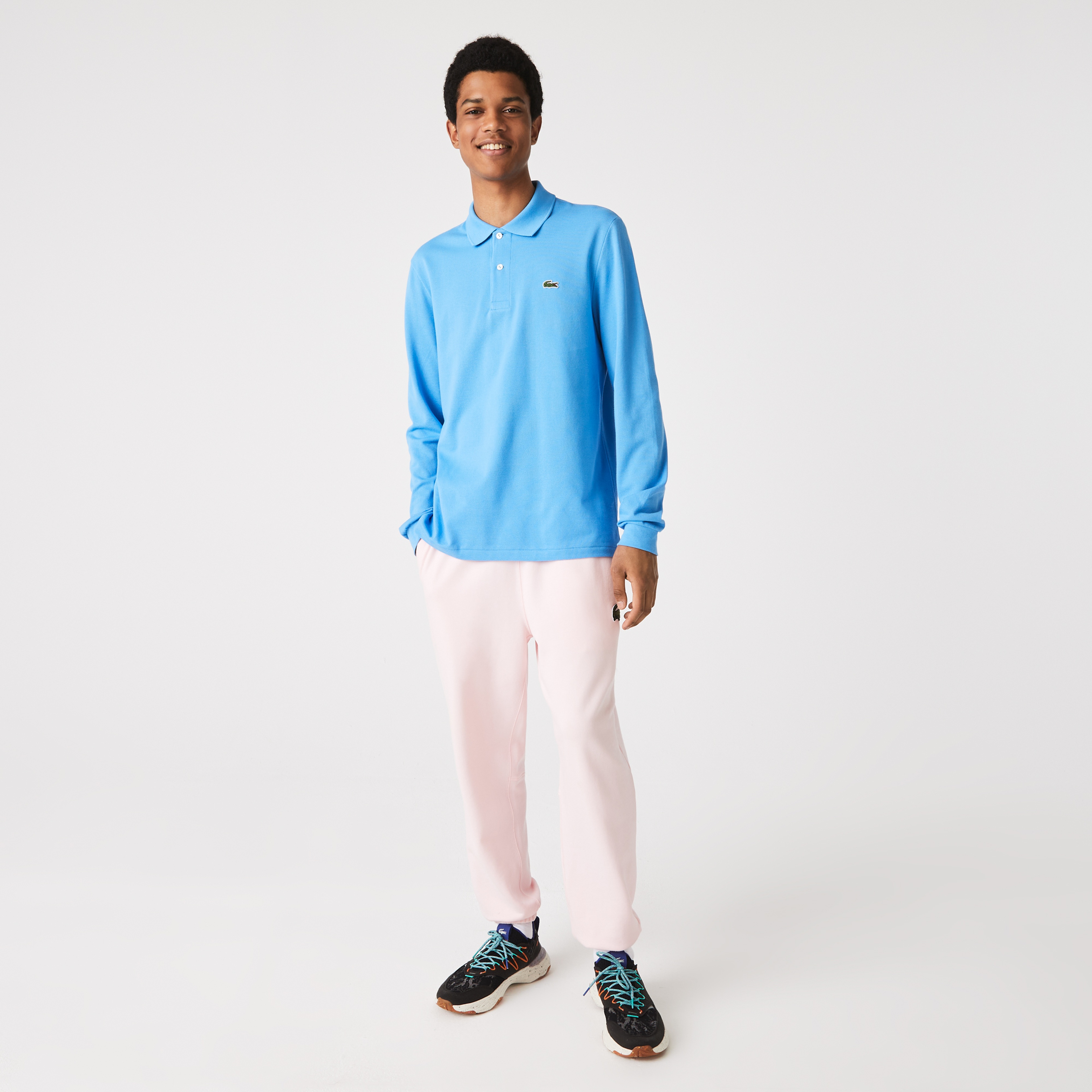 Lacoste Erkek Classic Fit Uzun Kollu Mavi L1212 Polo