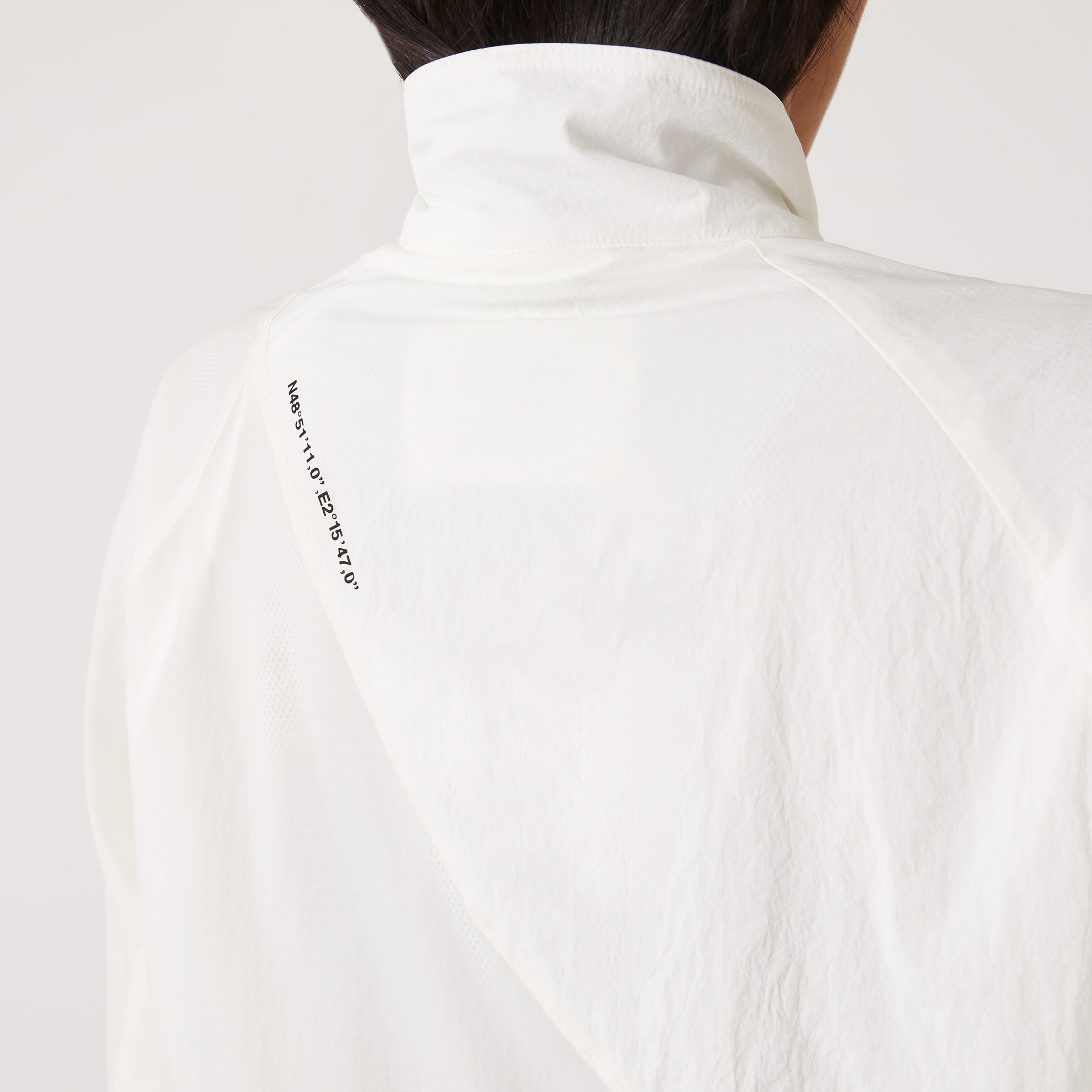 Lacoste Active Kadın Dik Yaka Beyaz Mont