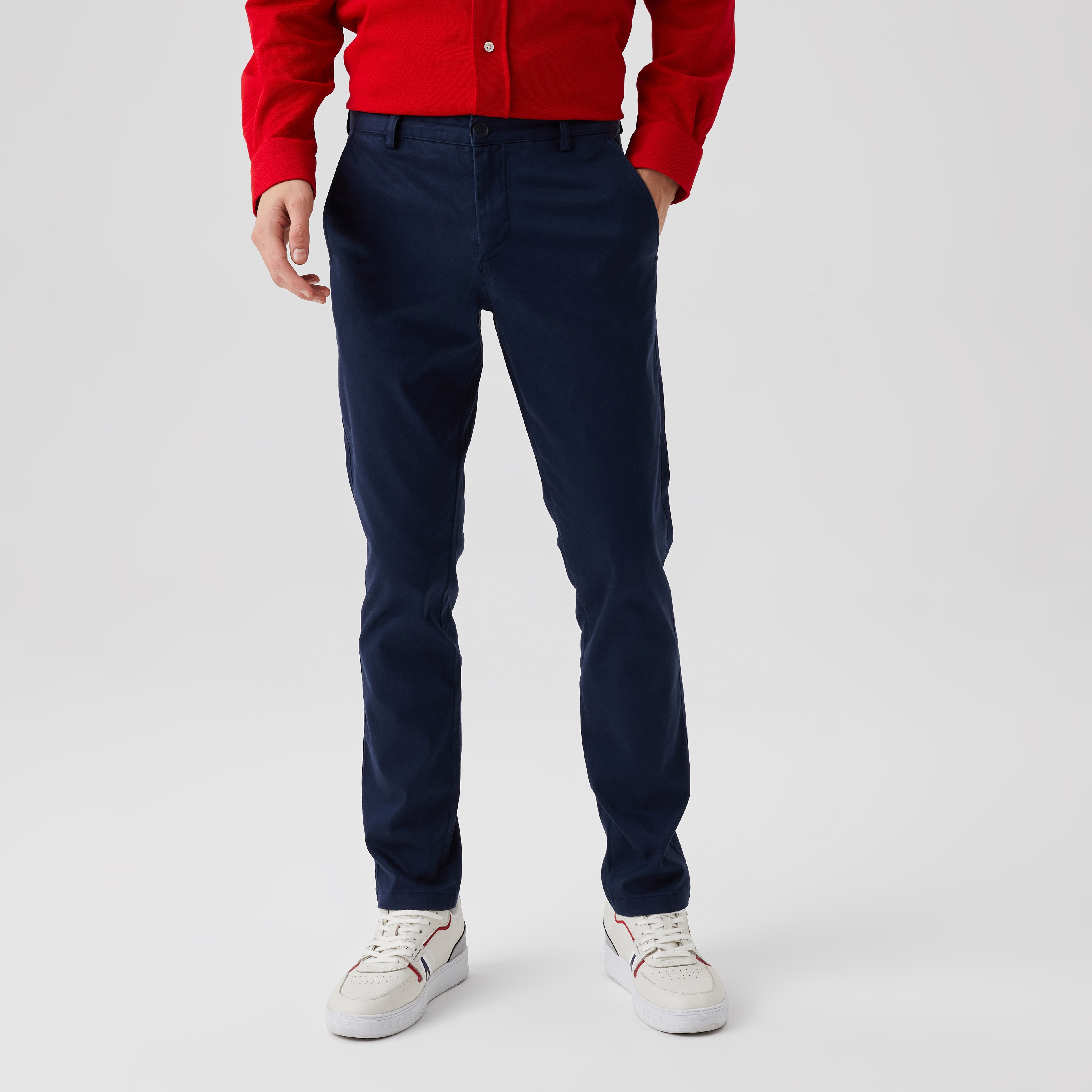 Lacoste Erkek Slim Fit Lacivert Pantolon