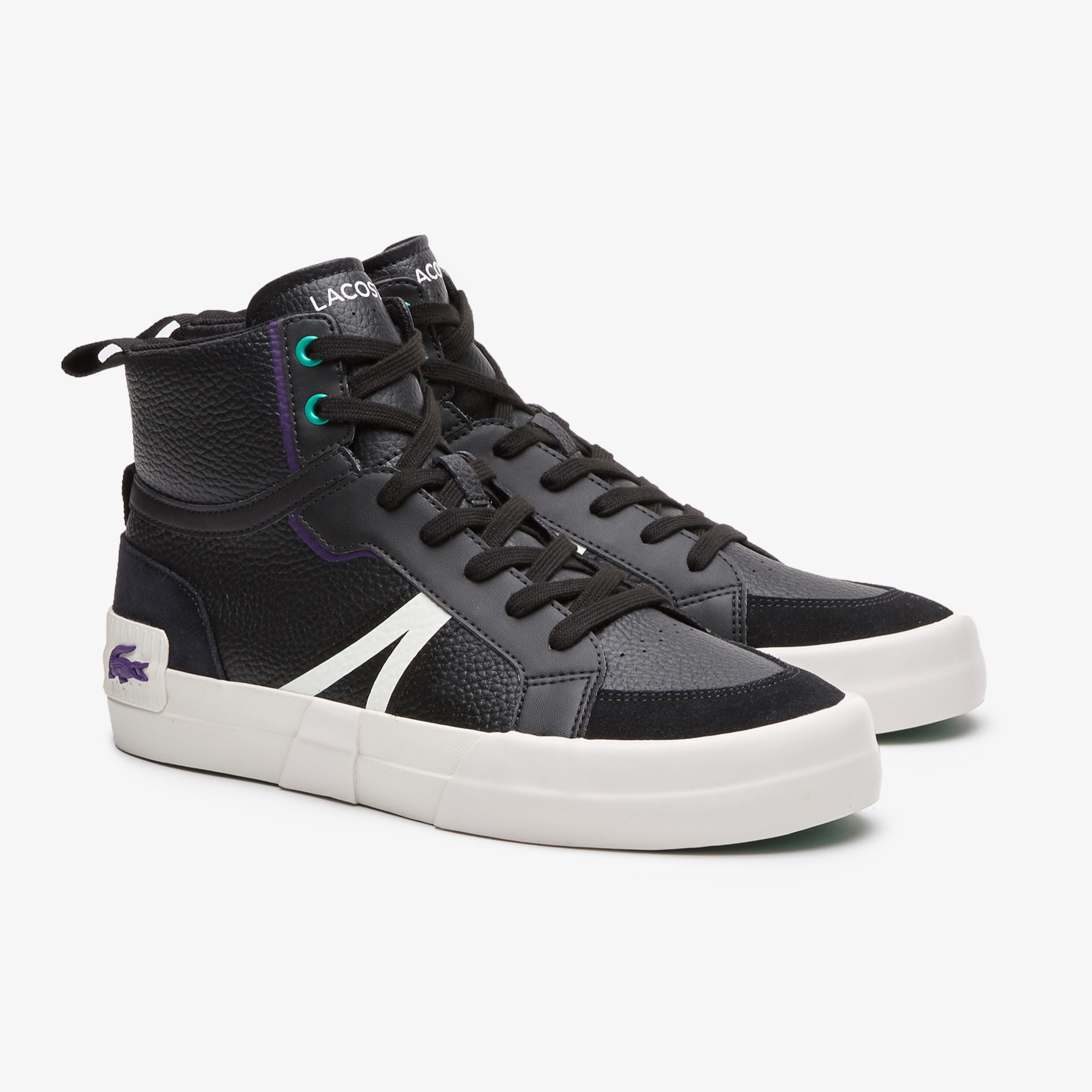Lacoste SPORT L004 Mid Erkek Siyah Sneaker