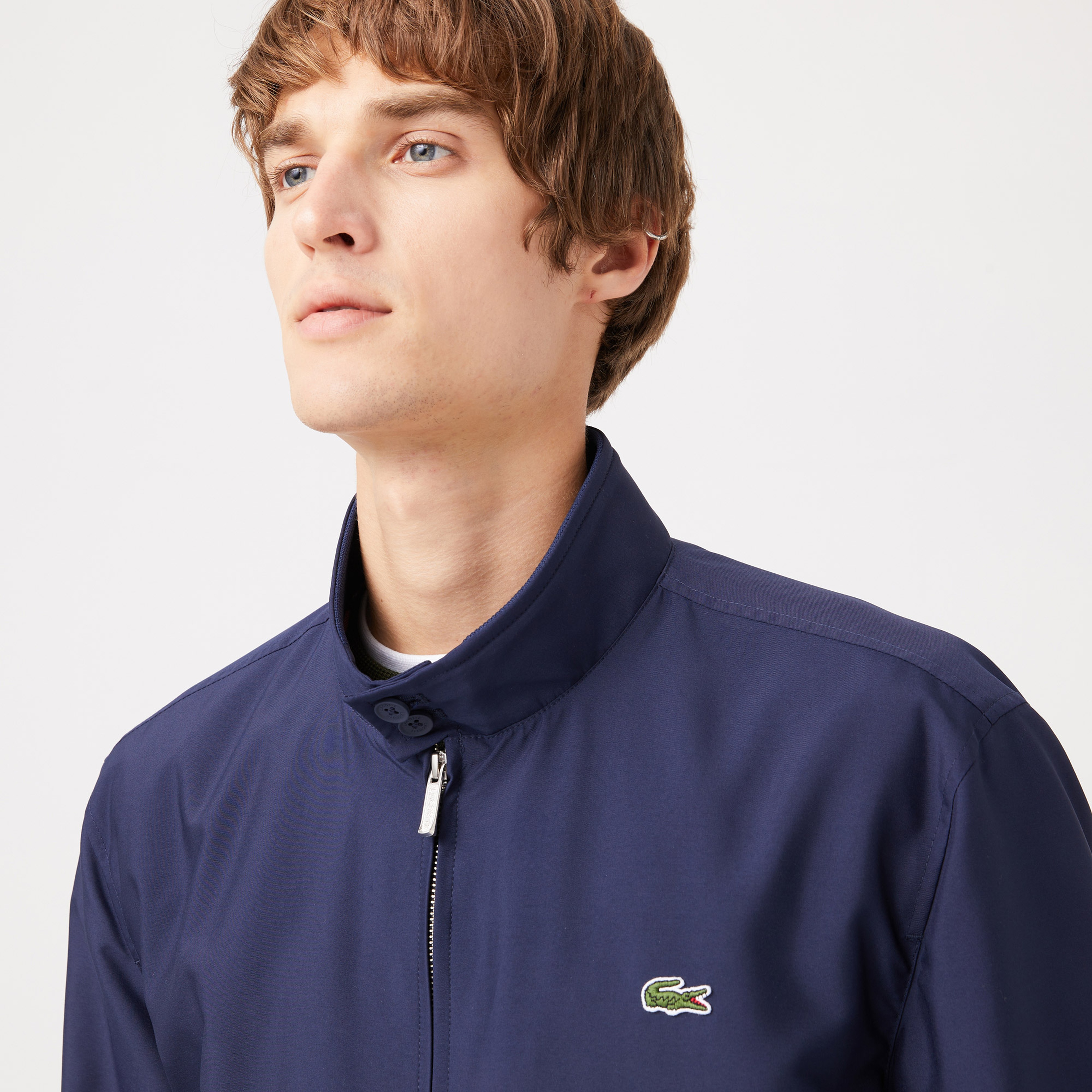 Lacoste Erkek Dik Yaka Lacivert Ceket