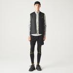 Lacoste SPORT Active Erkek Hakim Yaka Kapitone Çift Taraflı Siyah Yelek