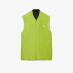 Lacoste SPORT Active Erkek Hakim Yaka Kapitone Çift Taraflı Siyah Yelek