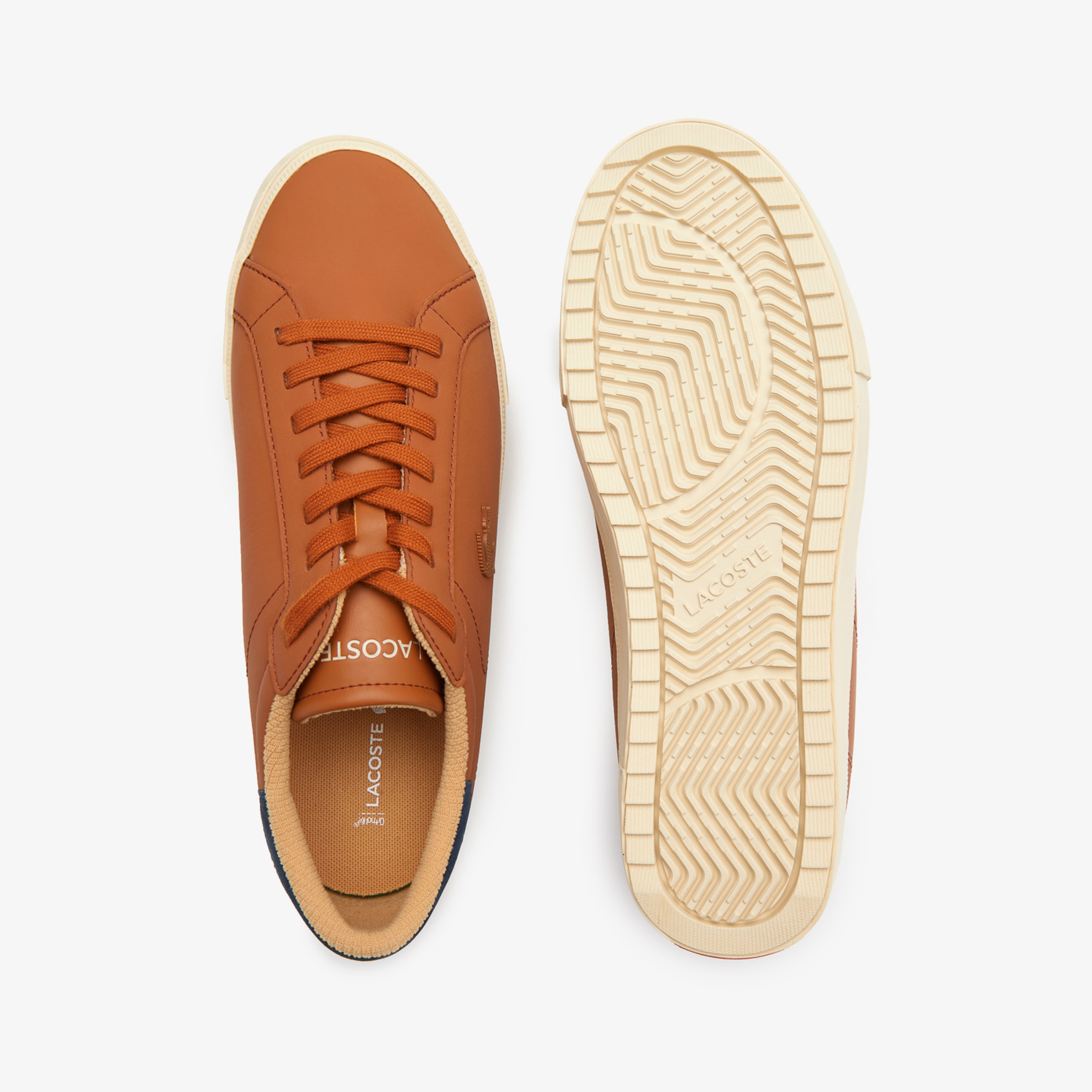 Lacoste SPORT Powercourt Erkek Deri Kahverengi Sneaker