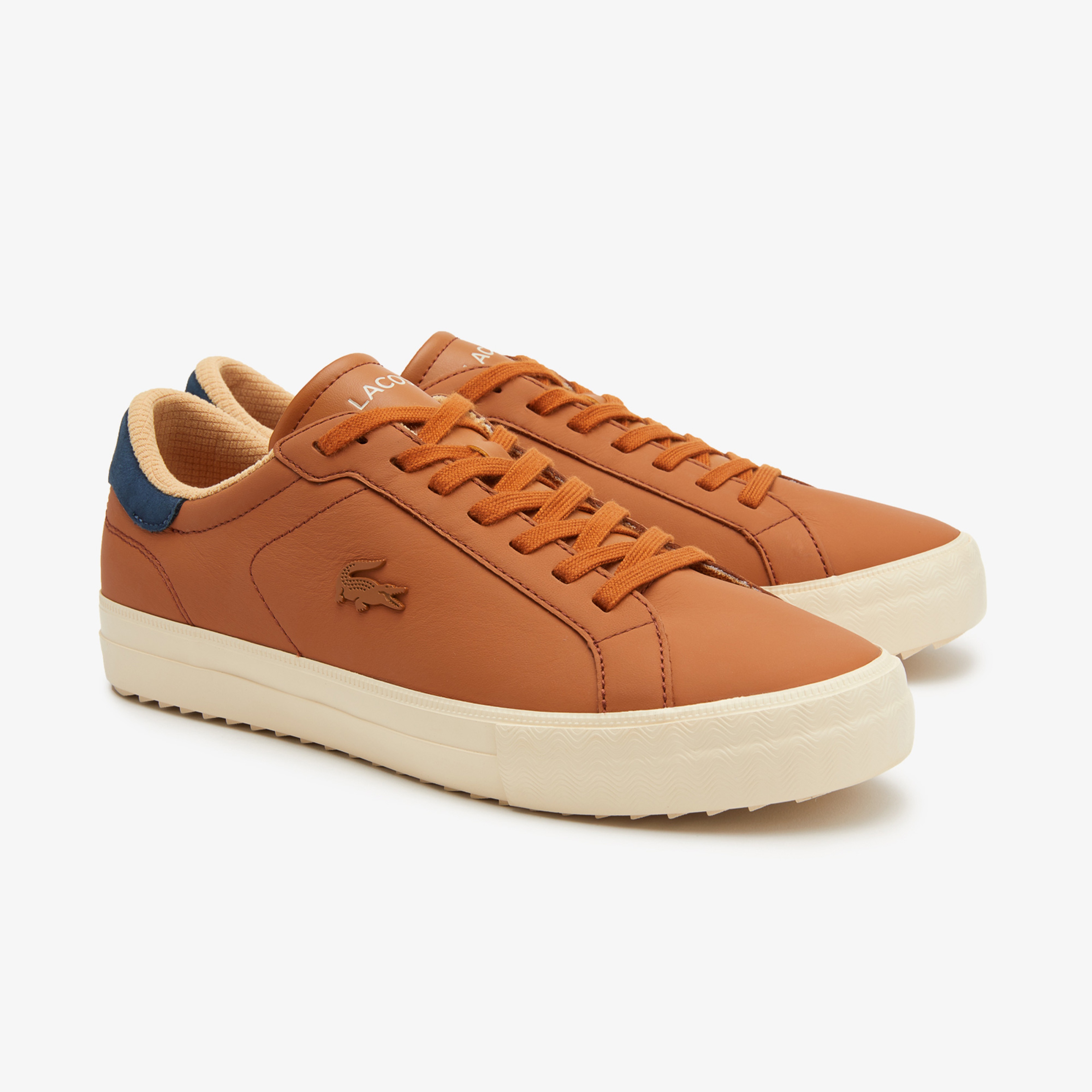 Lacoste SPORT Powercourt Erkek Deri Kahverengi Sneaker