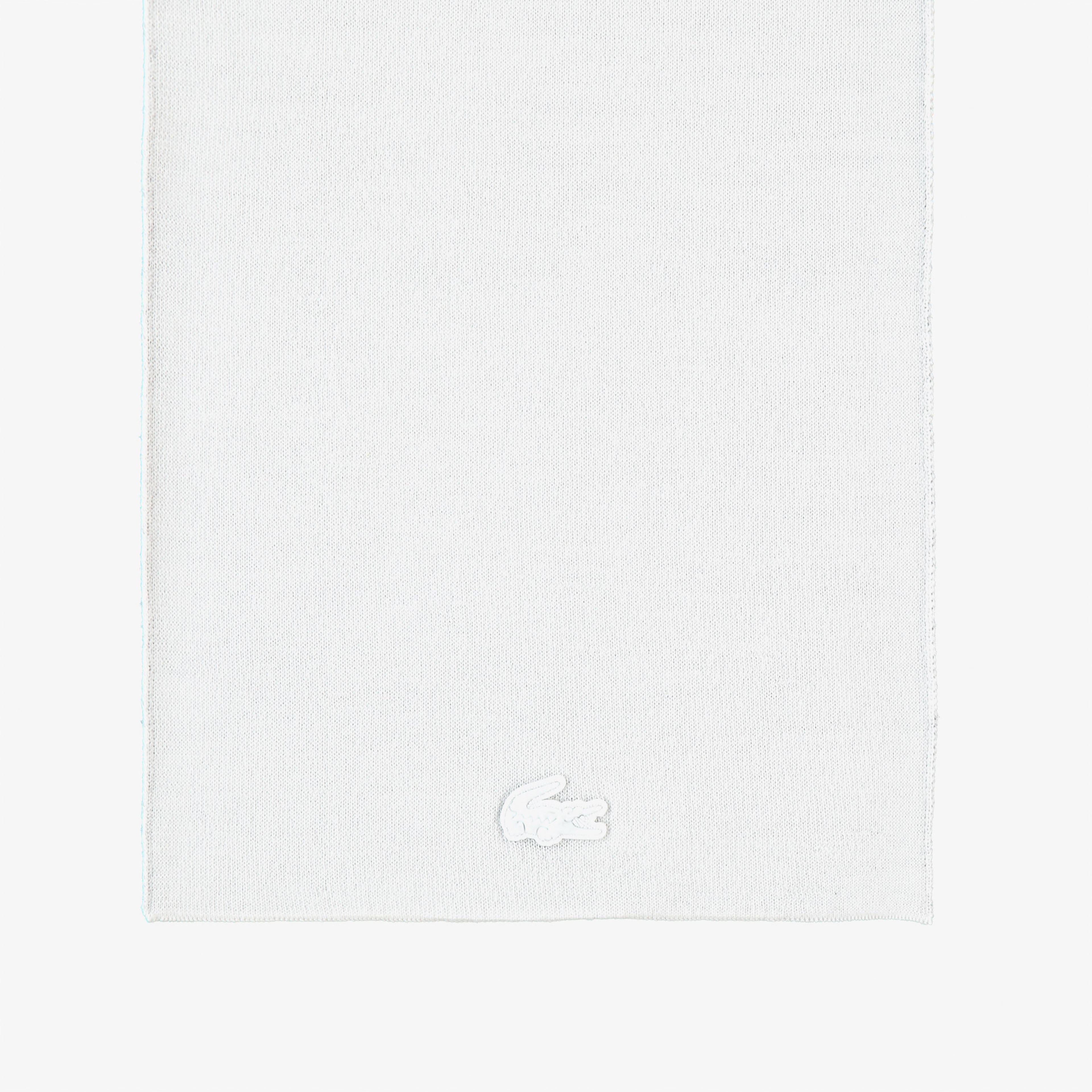 Lacoste Erkek Yün Beyaz Atkı
