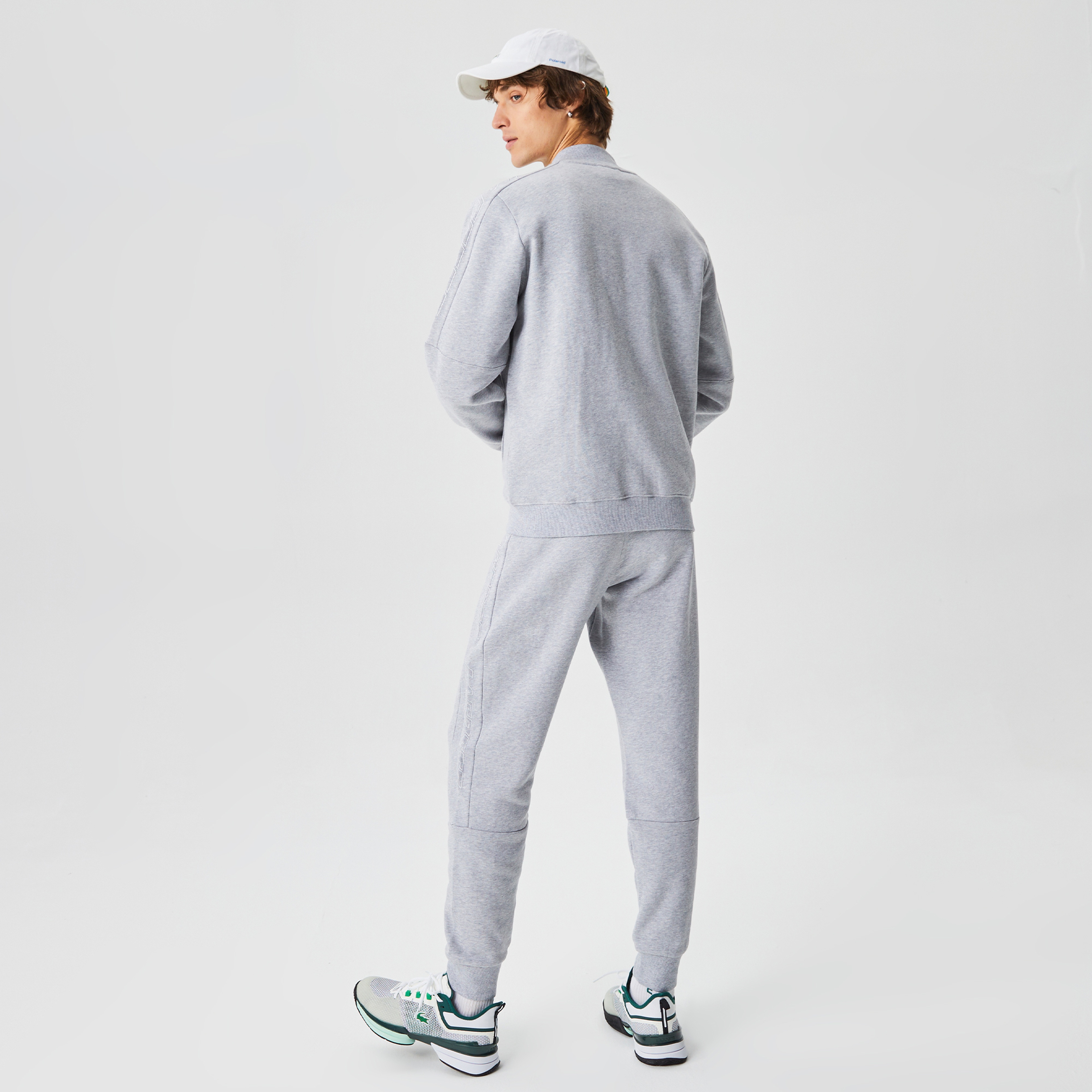 Lacoste Erkek Slim Fit Dik Yaka Fermuarlı Lacivert Sweatshirt