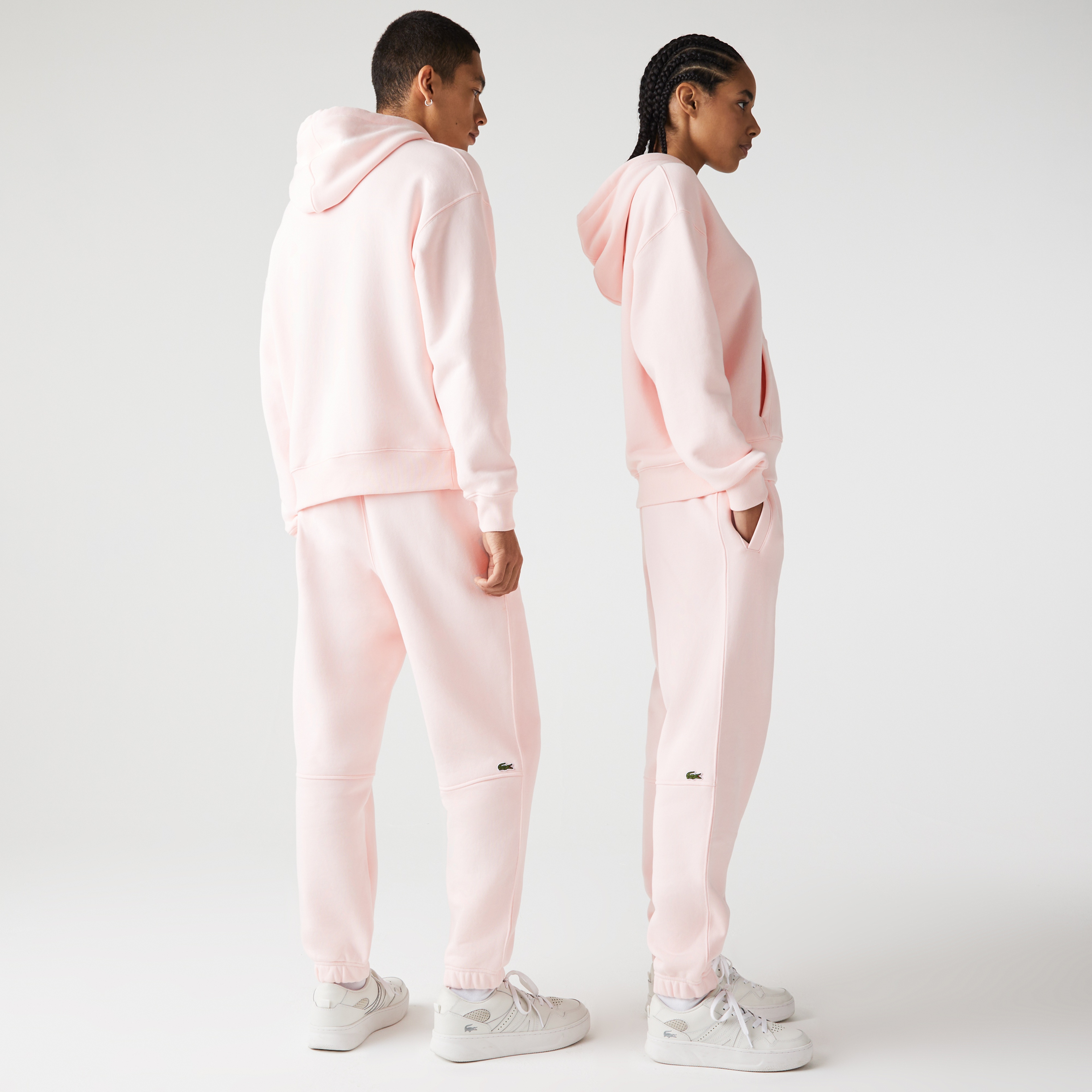 Lacoste Unisex Regular Fit Organik Pamuk Pembe Eşofman Altı