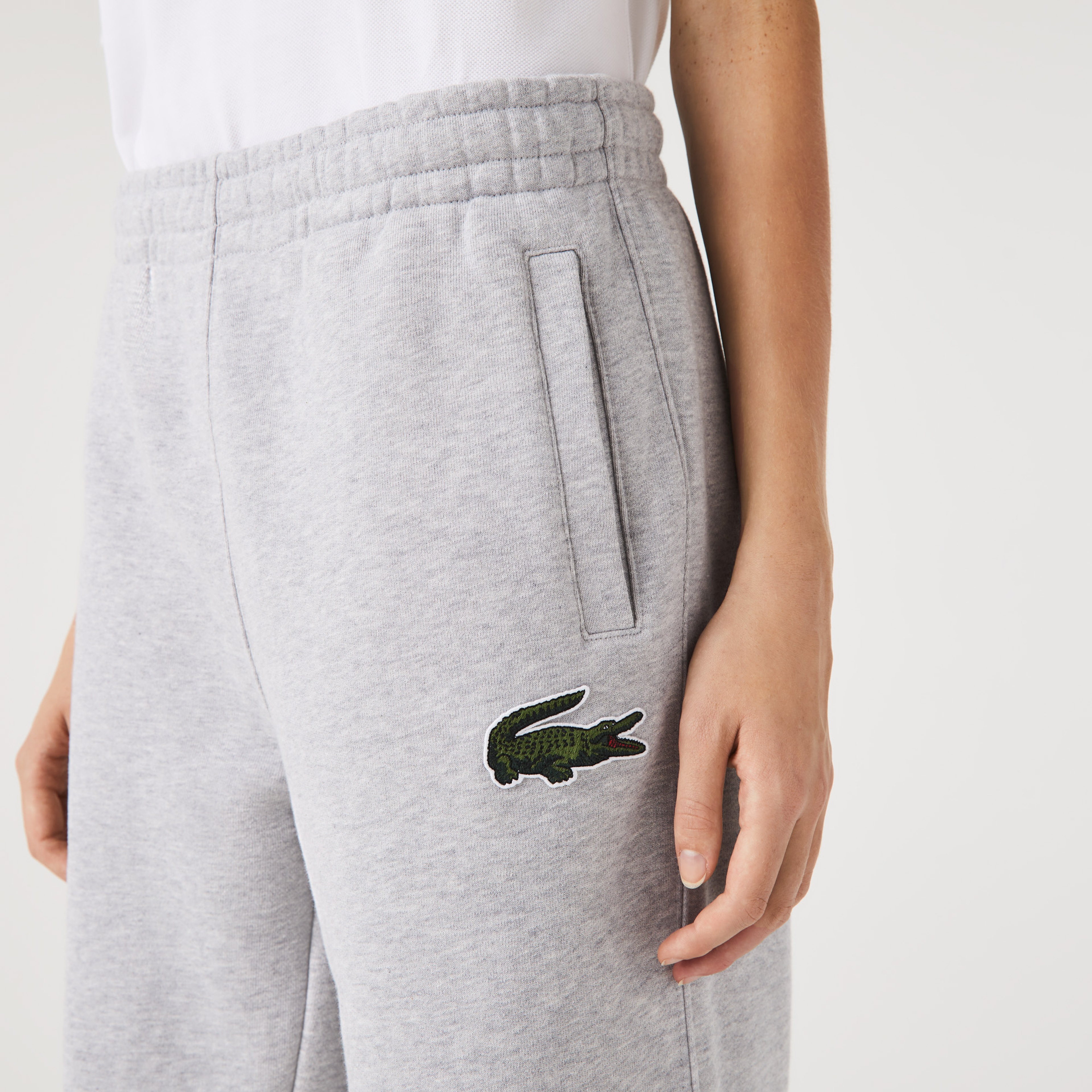 Lacoste Unisex Regular Fit Organik Pamuk Gri Eşofman Altı